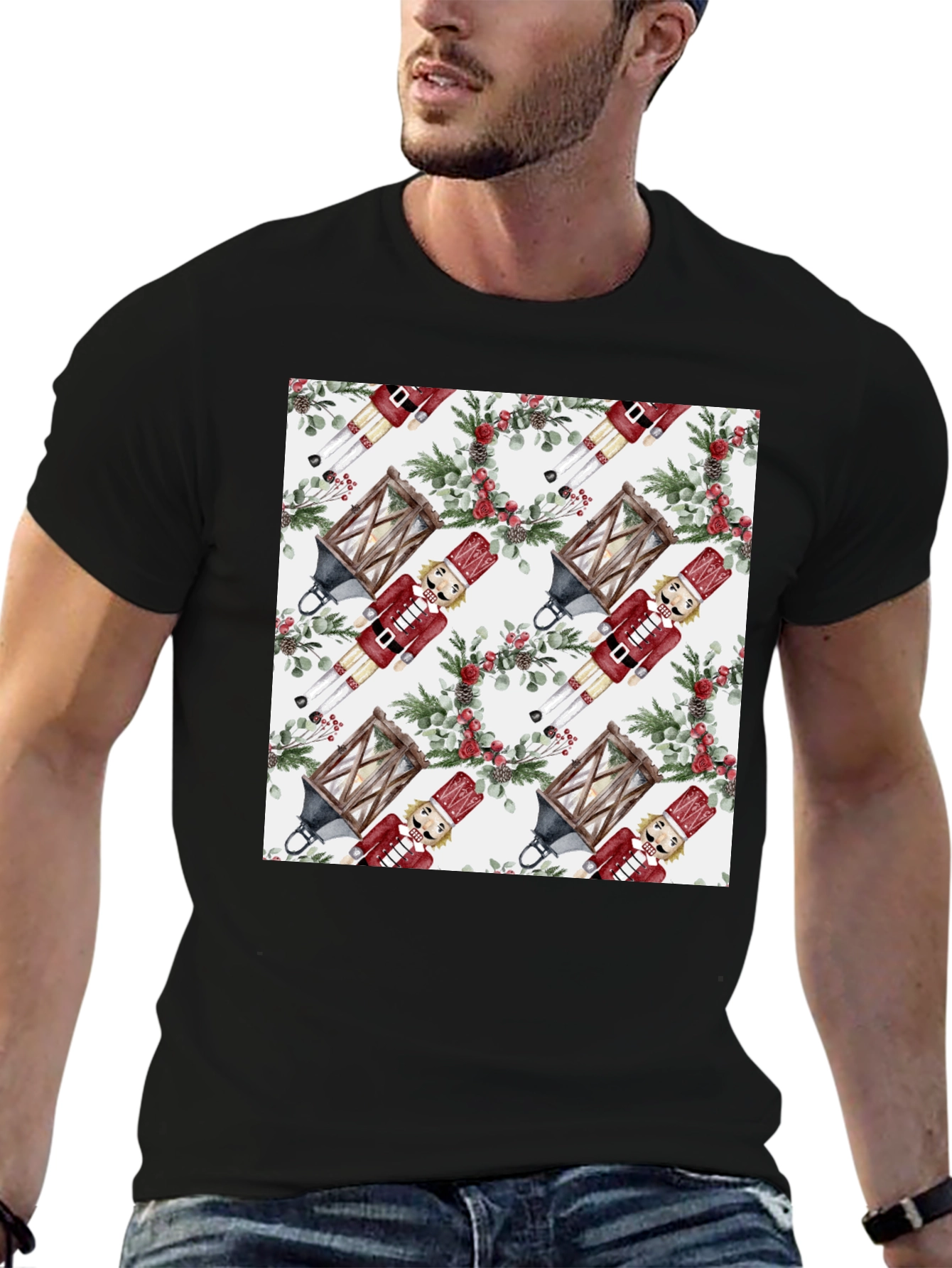 Nutcracker Holiday Pattern T-Shirt