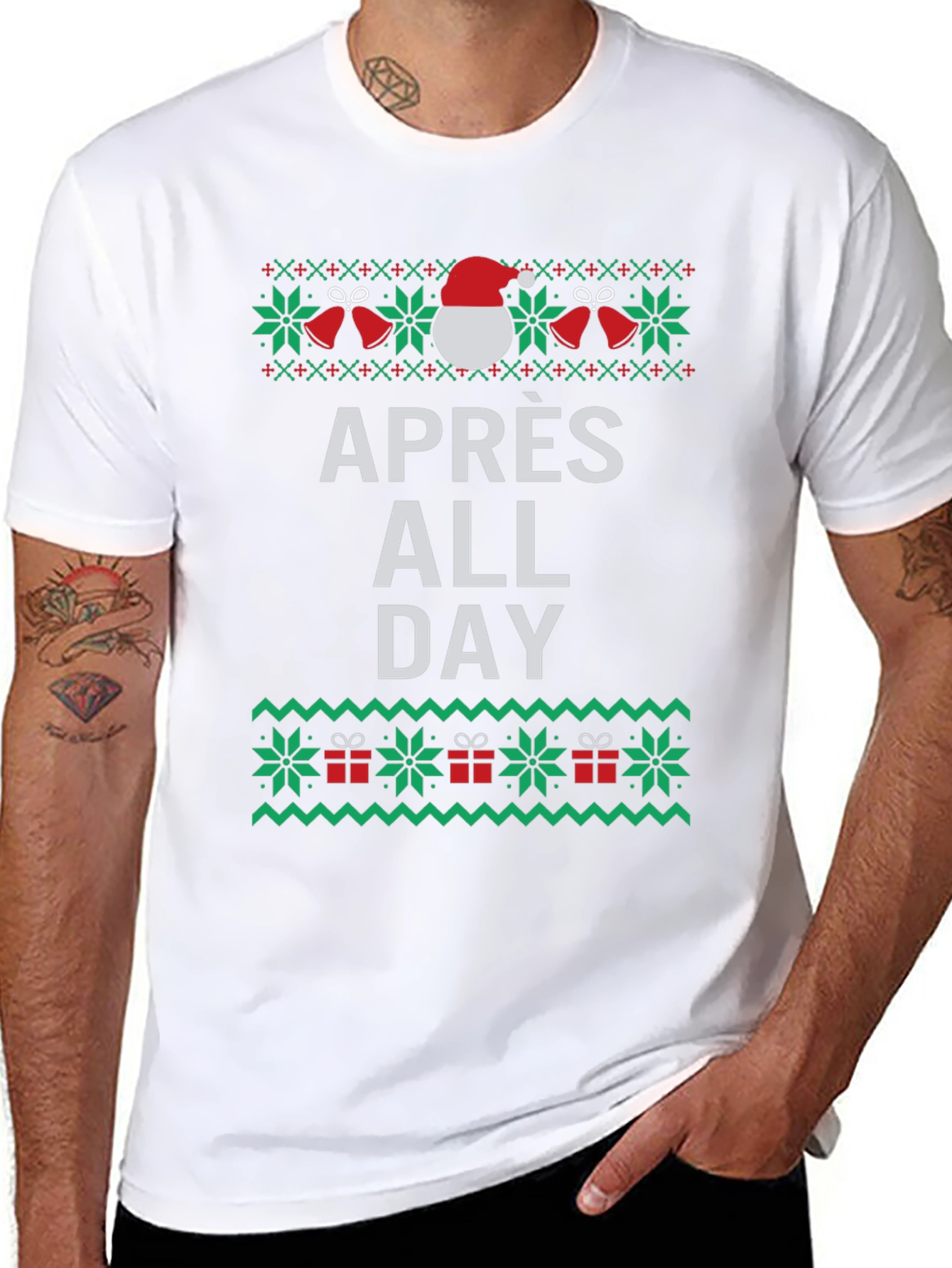 Apres All Day Ugly Christmas T-Shirt