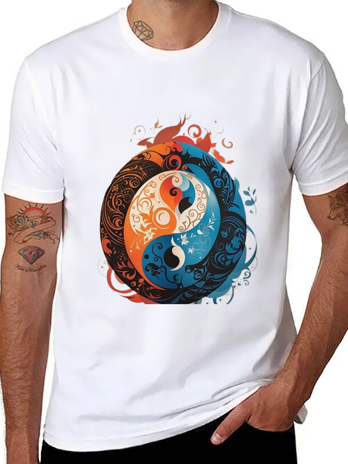 Yin Yang Graphic Tee - Balance & Harmony