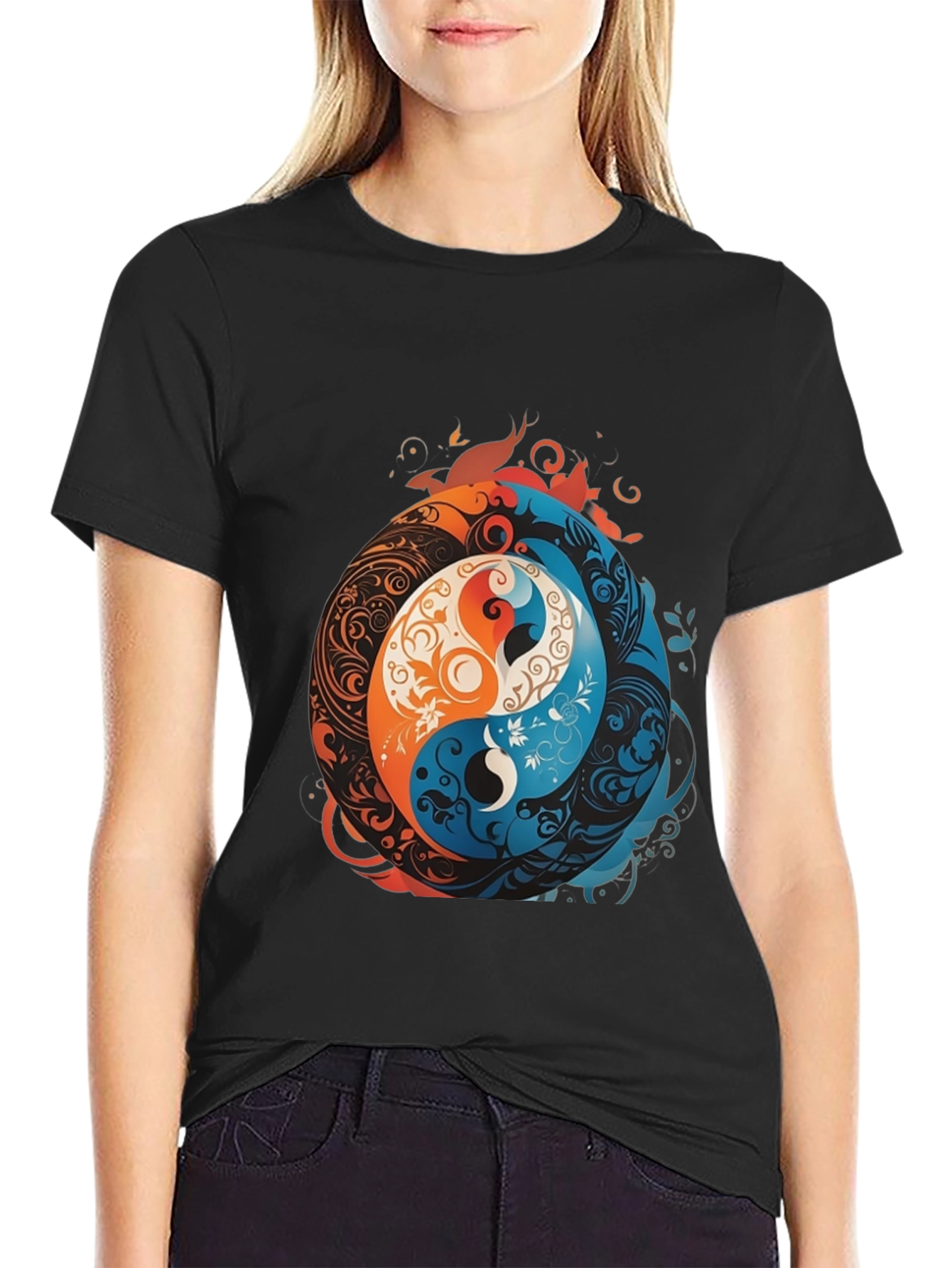 Yin Yang Graphic Tee - Balance & Harmony