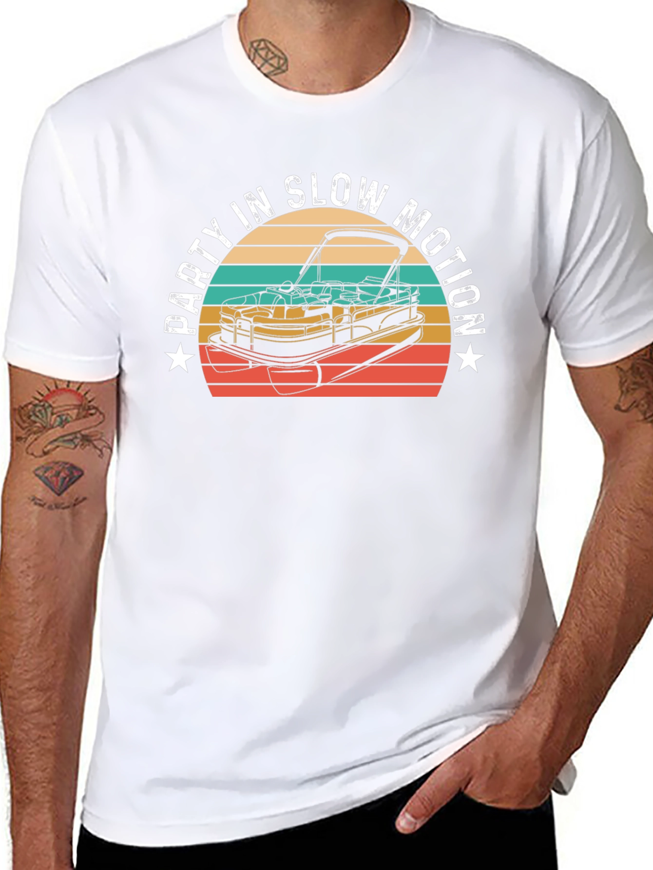 Party in Slow Motion Pontoon T-Shirt