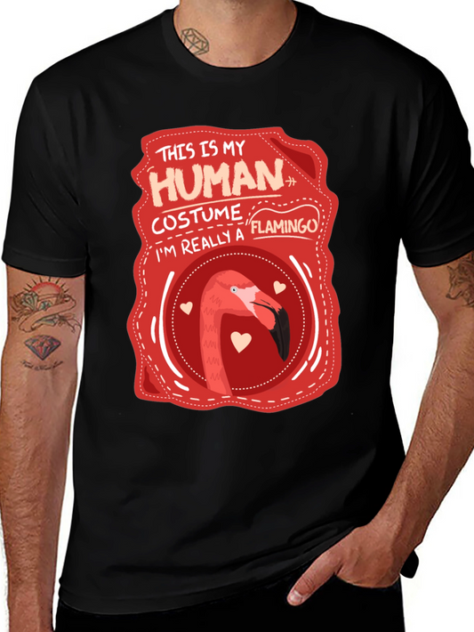 Human Costume Flamingo T-Shirt