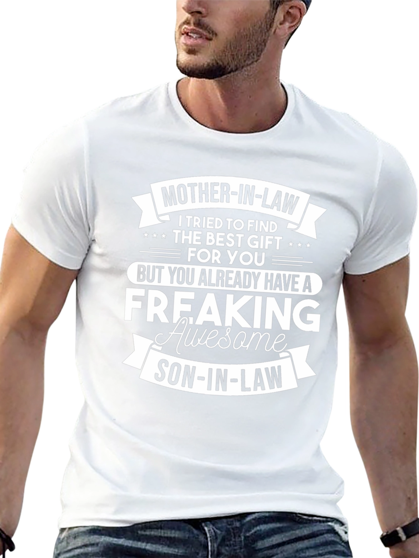 Mother-in-Law Freaking Awesome Son-in-Law T-Shirt