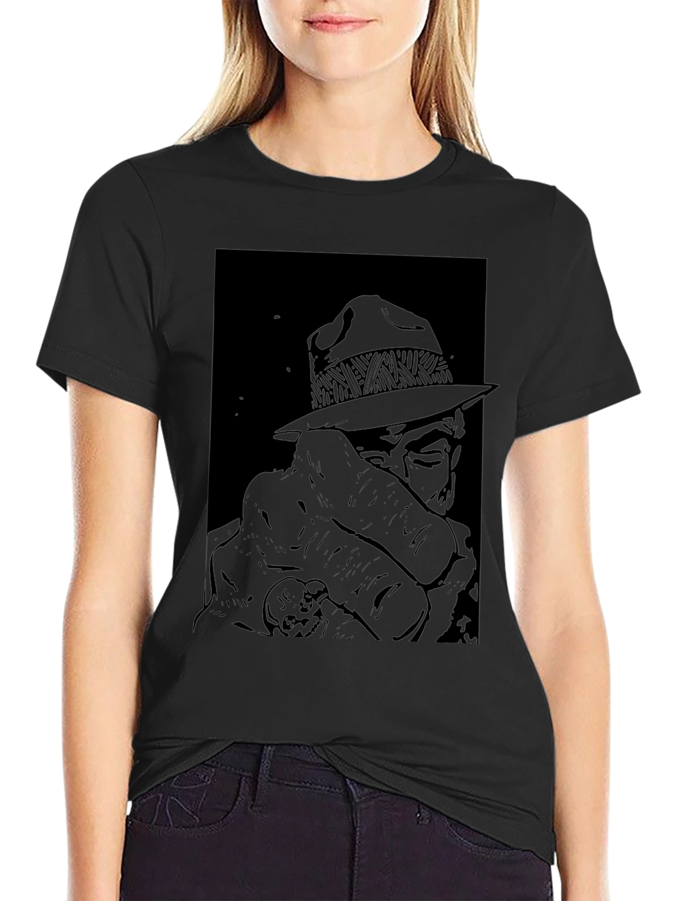Retro Detective Graphic Tee - Classic Cool