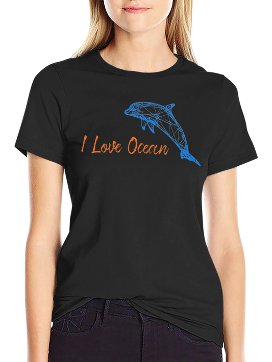 I Love Ocean Graphic Tee