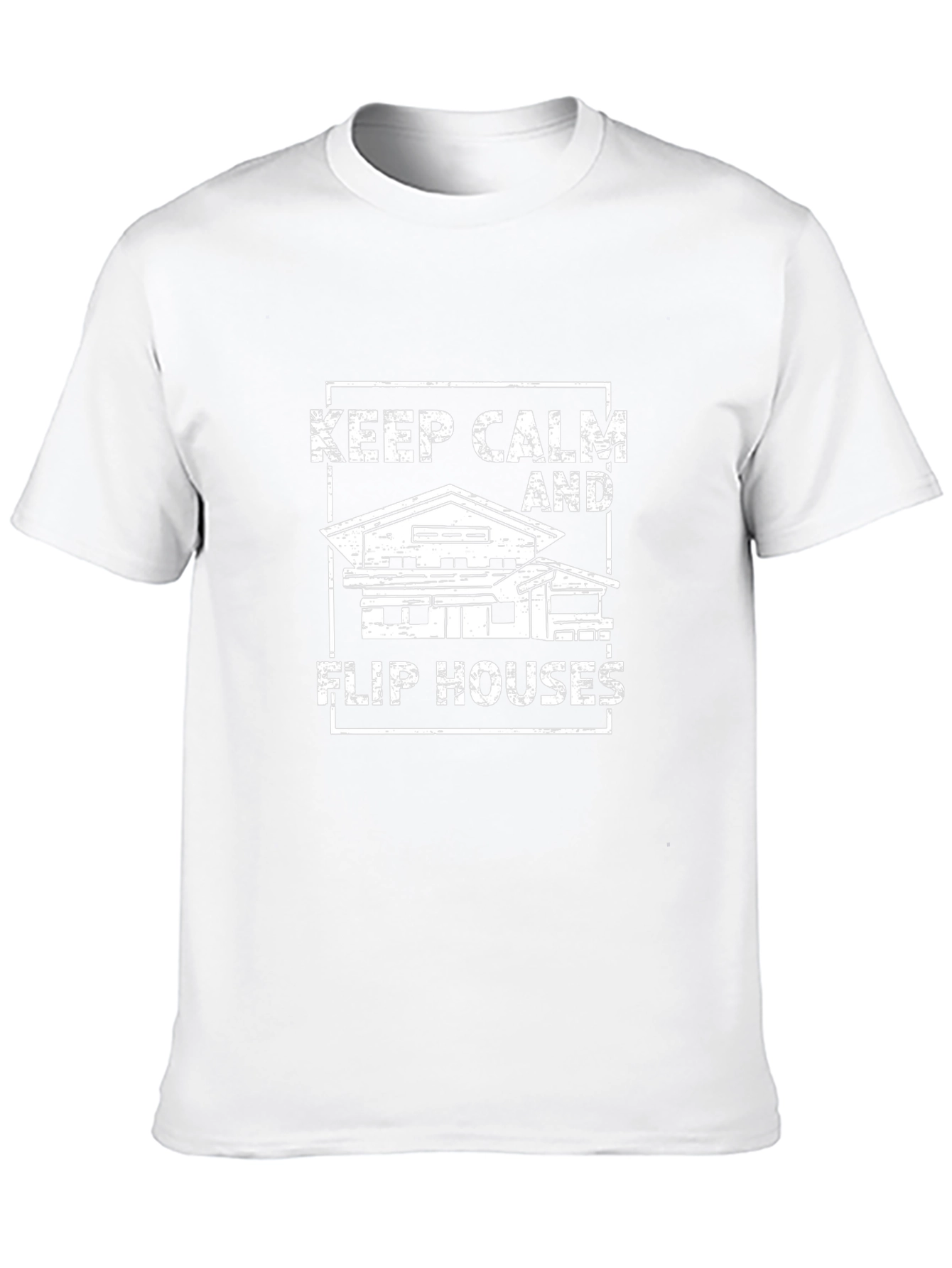 Keep Calm Flip Houses T-Shirt Black