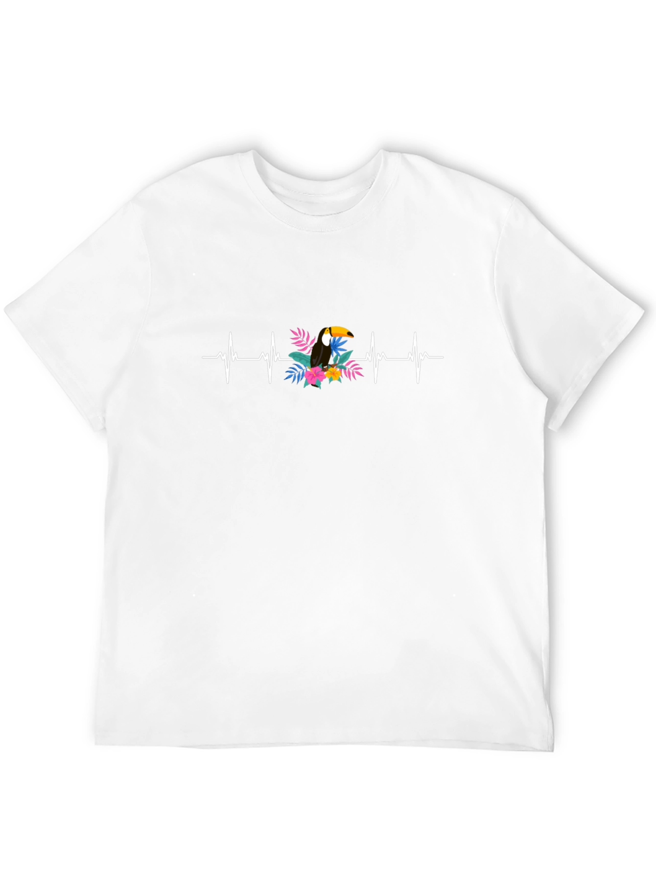 Toucan Heartbeat Graphic Tee - Black