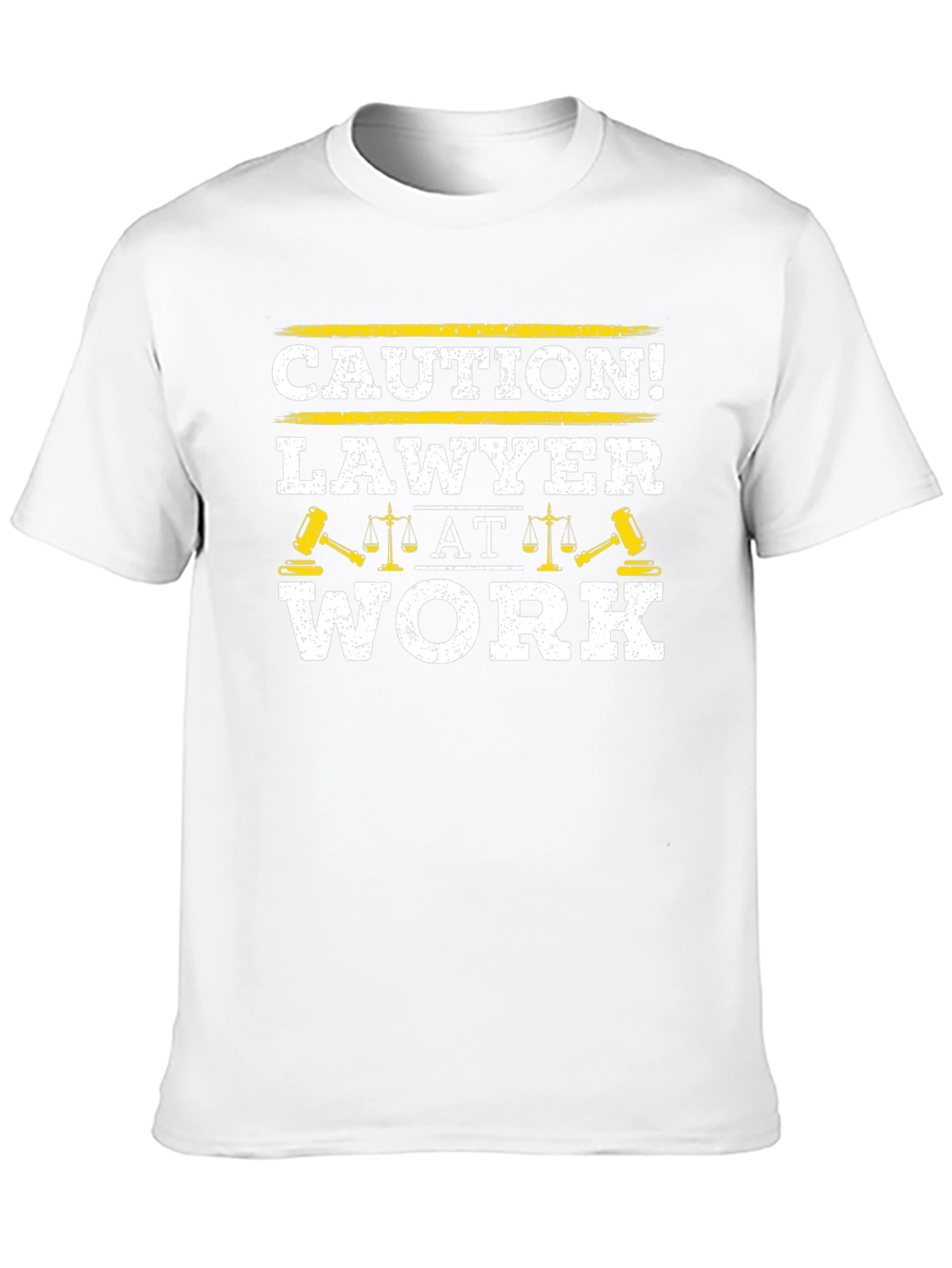 Caution! Lawyer at Work Graphic T-Shirt
