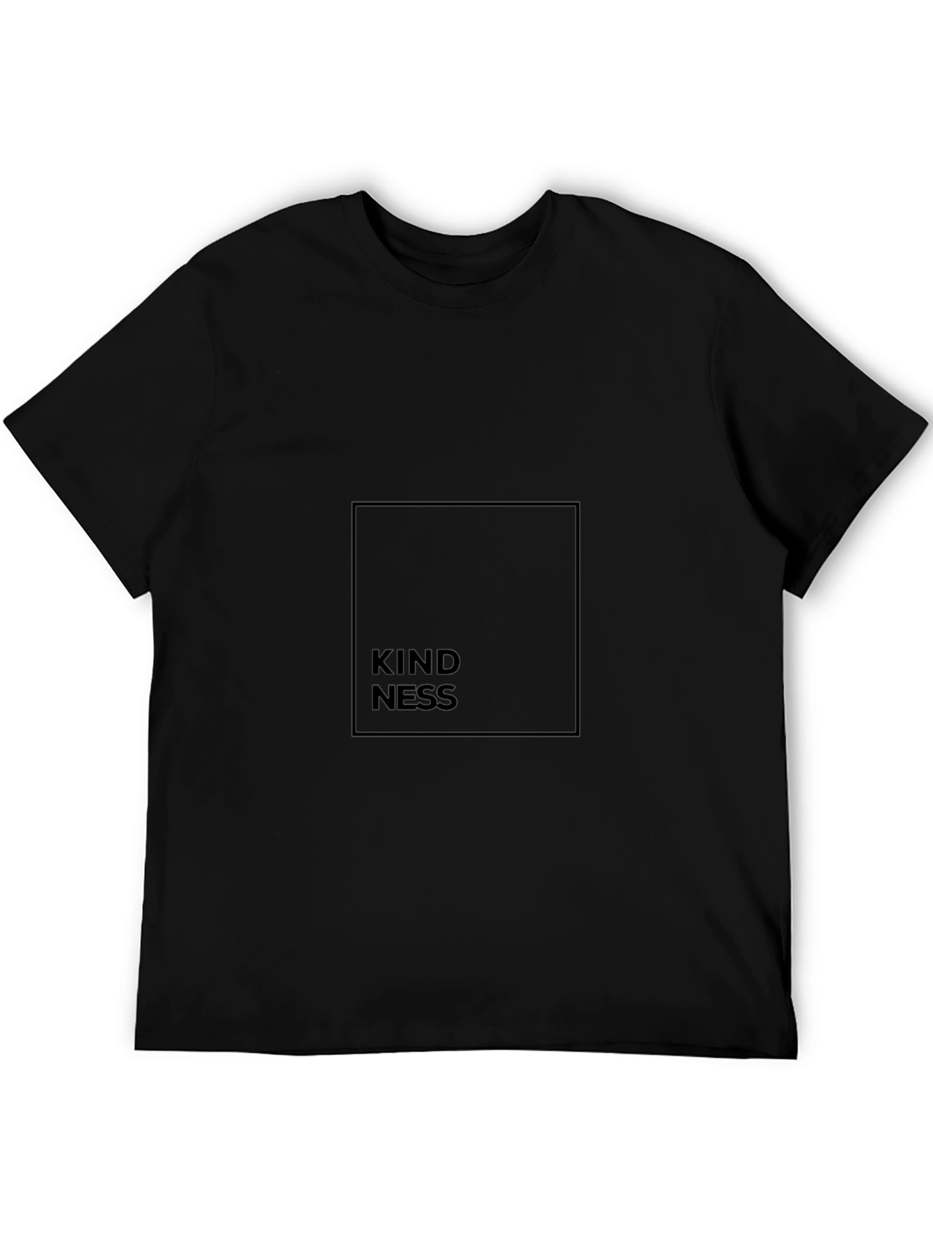 Kindness Black T-Shirt for Men