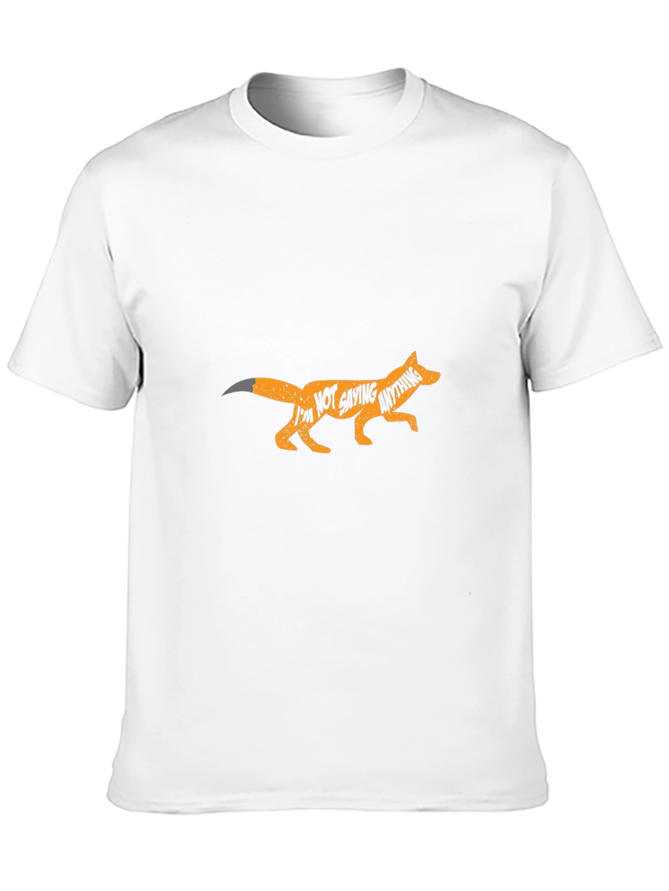 Fox Im Not Saying Anything Black T-Shirt