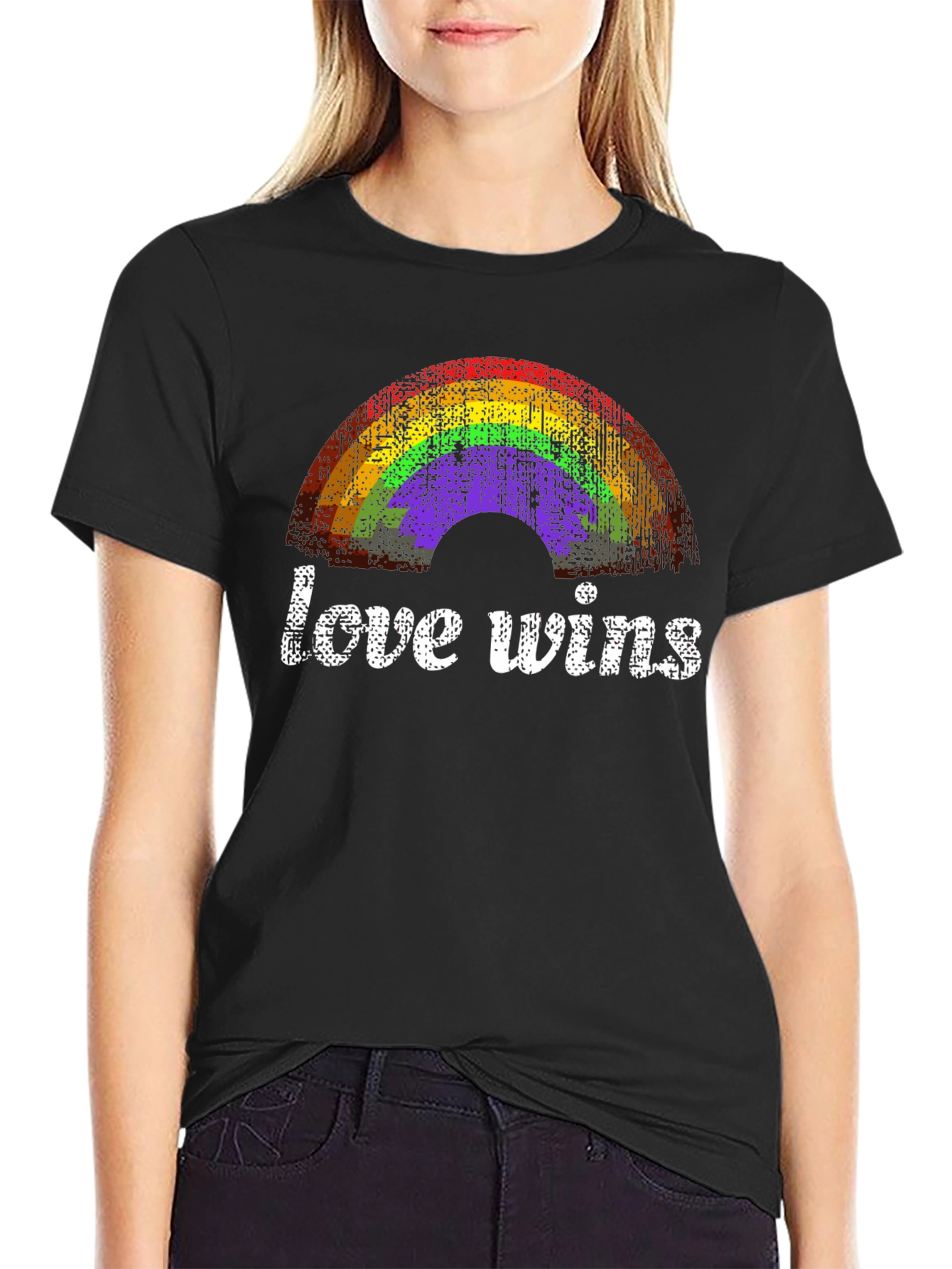 Love Wins Rainbow T-Shirt - Pride & Equality