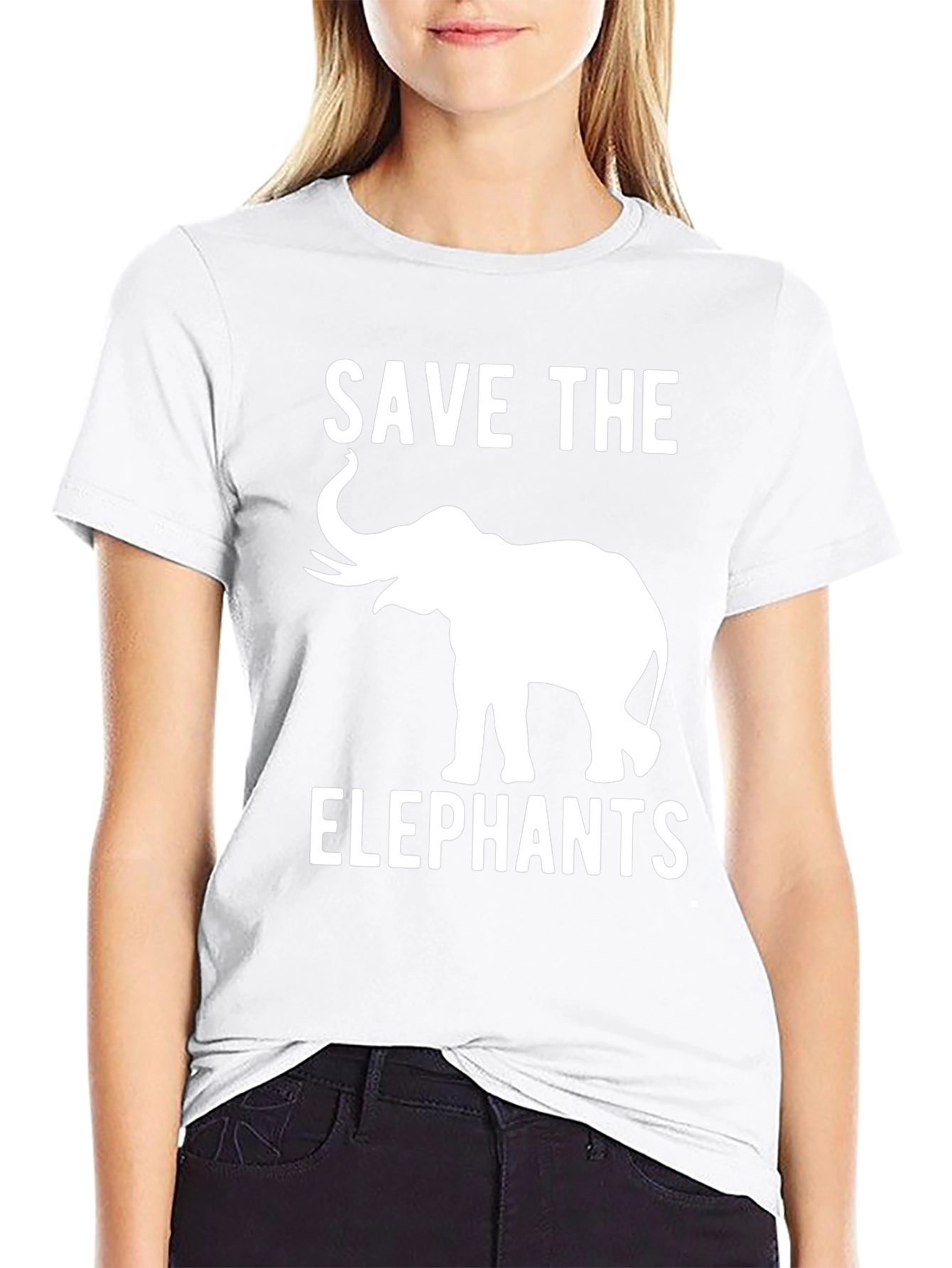 Save The Elephants Graphic T-Shirt