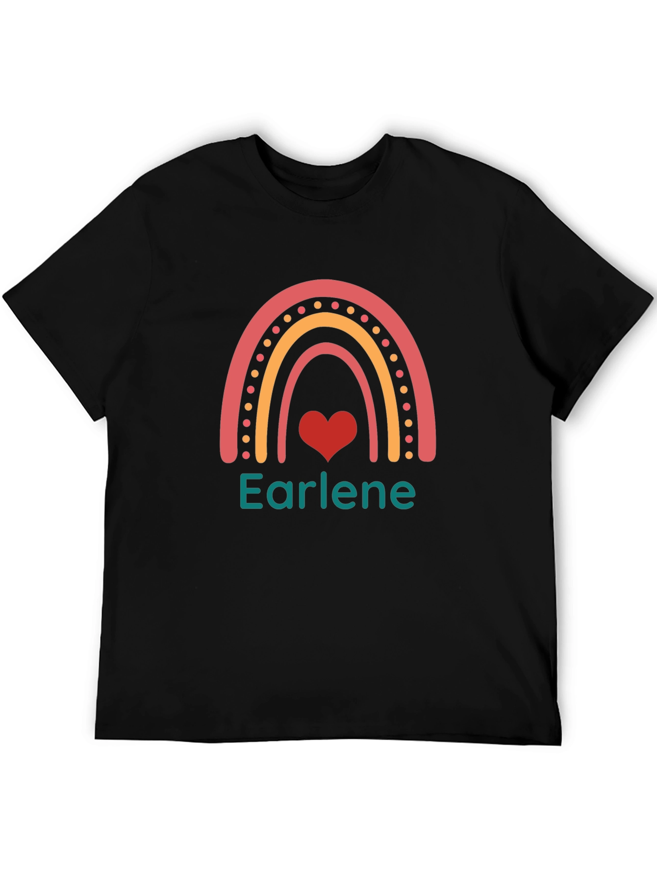 Earlene Rainbow Heart T-Shirt