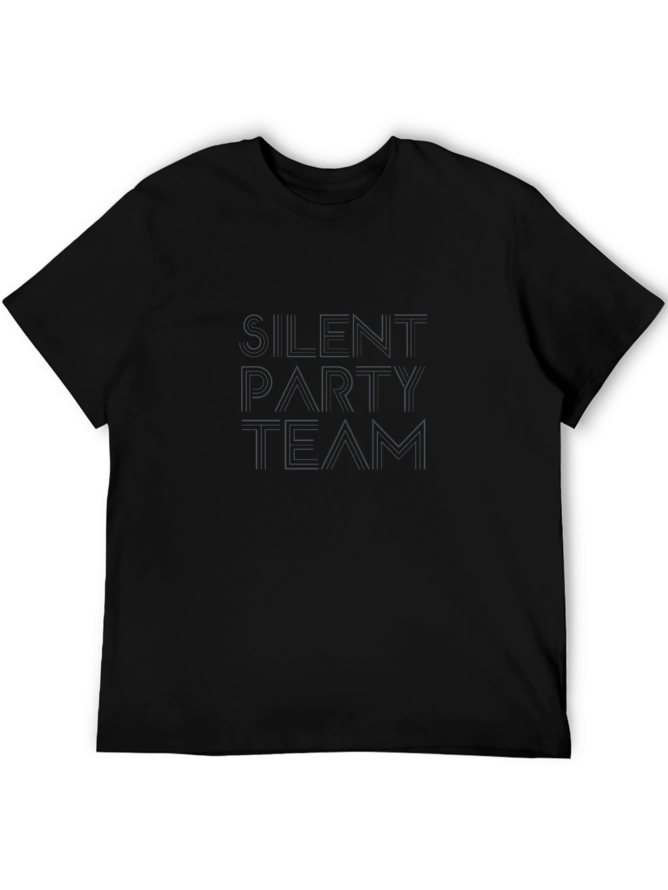 Silent Party Team Black Tee