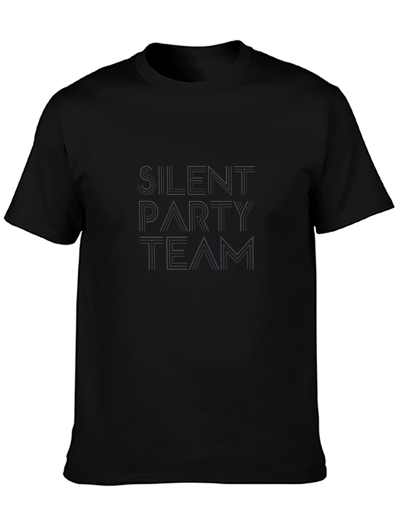 Silent Party Team Black Tee