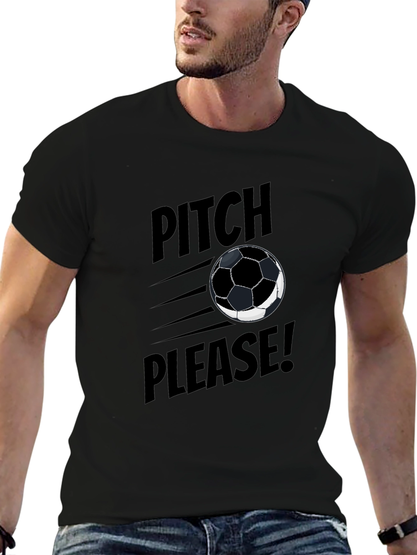 Pitch Please Soccer Ball T-Shirt