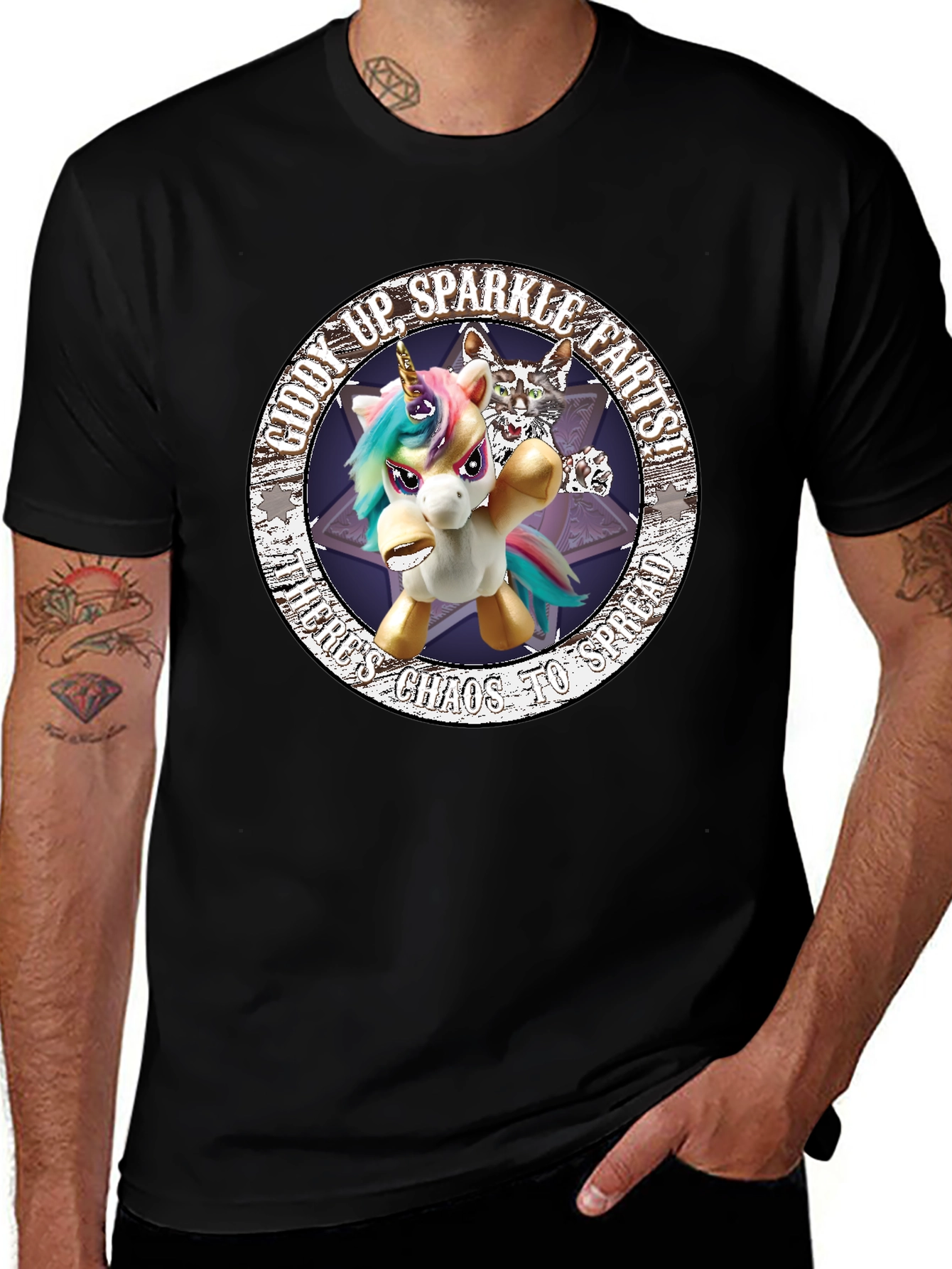 Giddy Up Sparkle Farts Graphic Tee