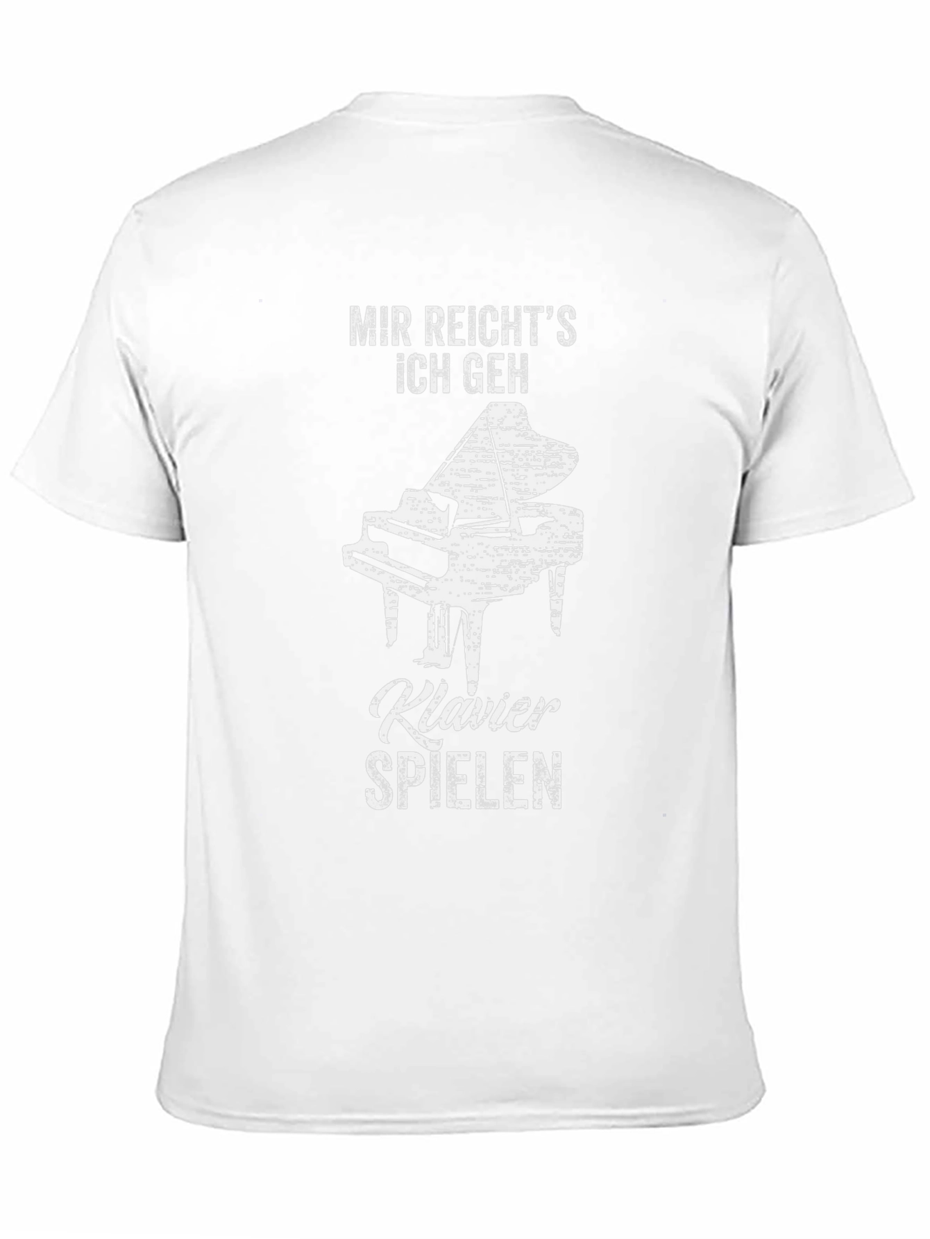 Mir Reichts T-Shirt - Piano Lover Tee