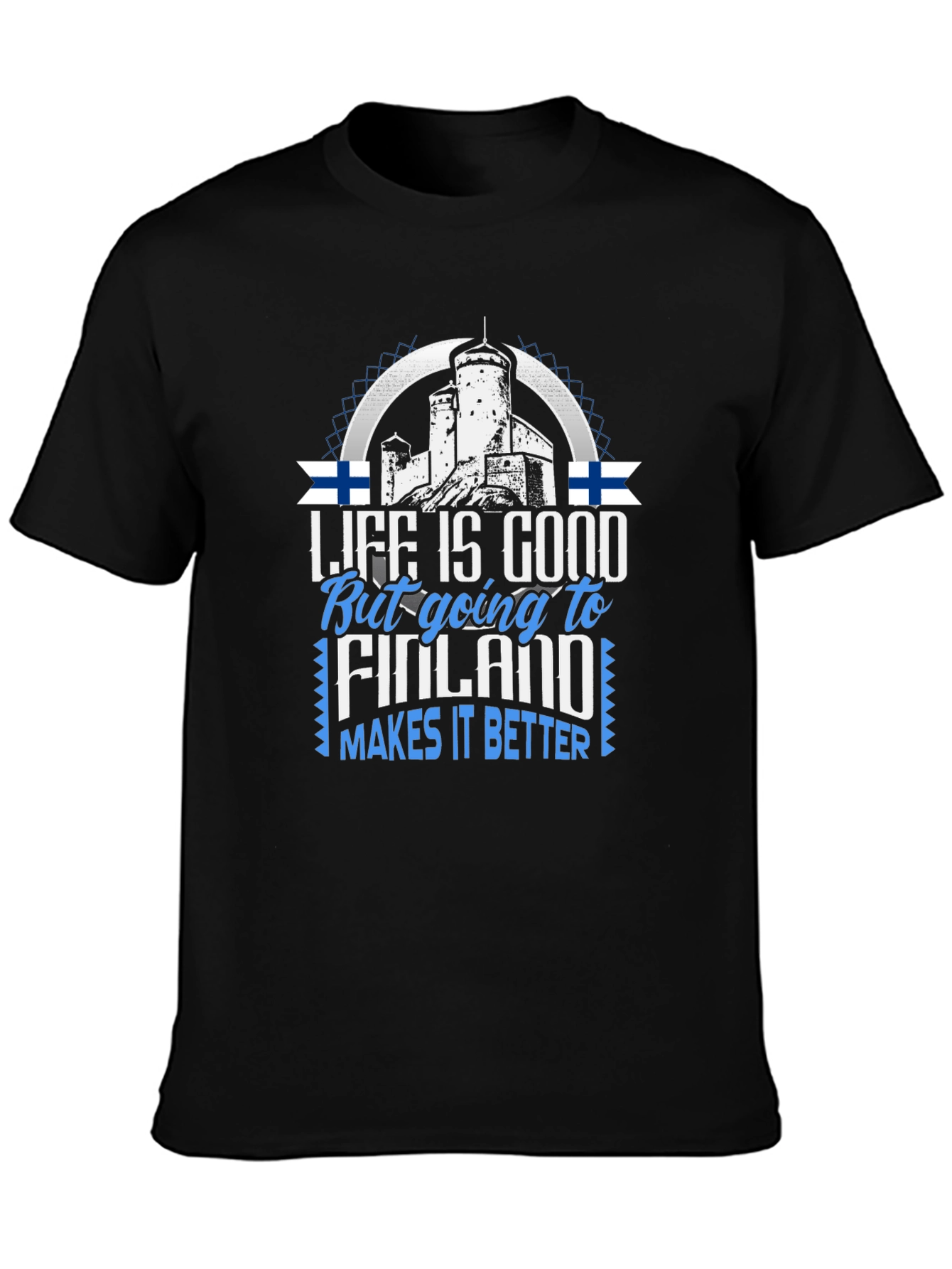 Finland Tee - Life is Good - Travel T-Shirt