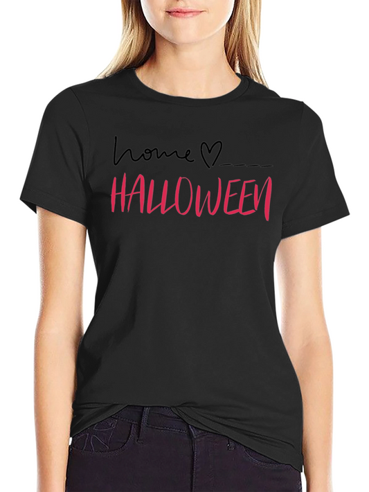 Home Halloween Graphic T-Shirt