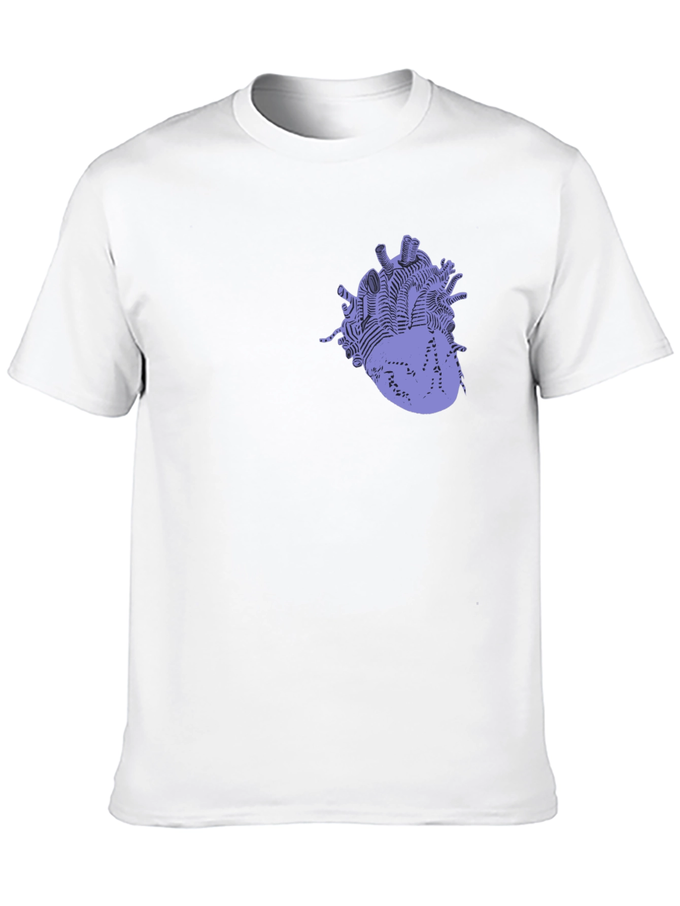 Anatomical Heart Graphic Black T-Shirt
