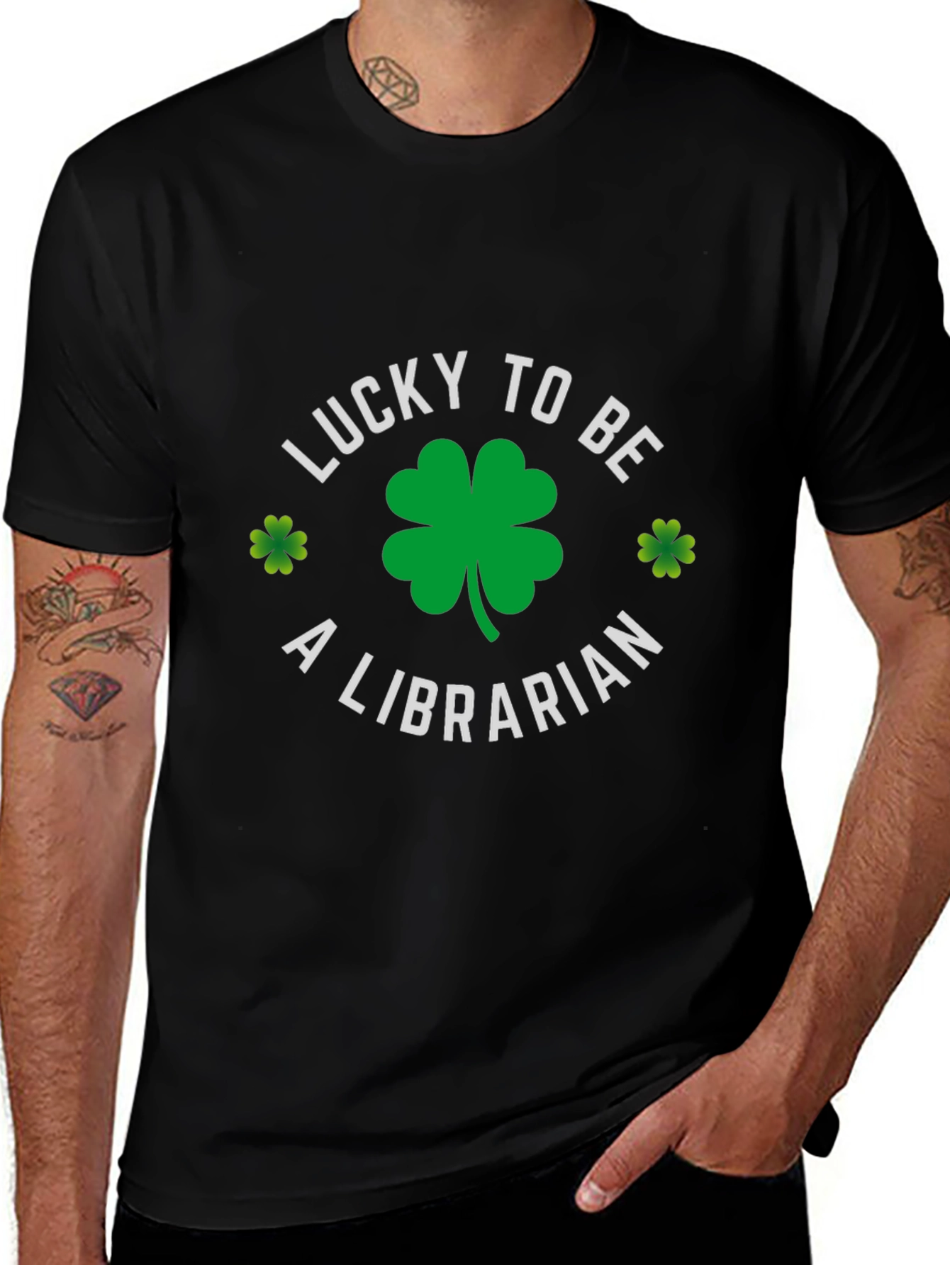 Lucky To Be A Librarian T-Shirt