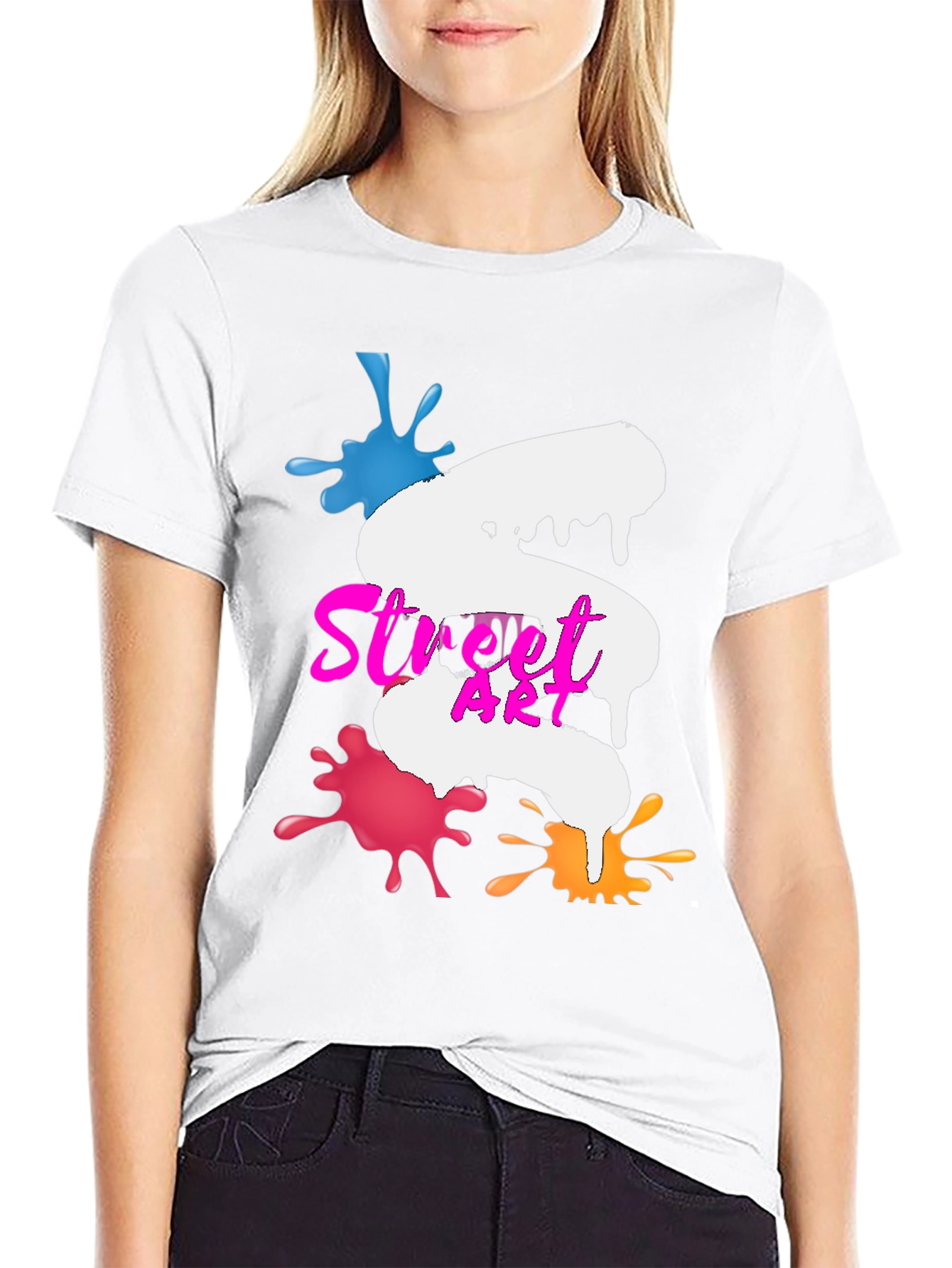 Street Art Graphic Tee - Black