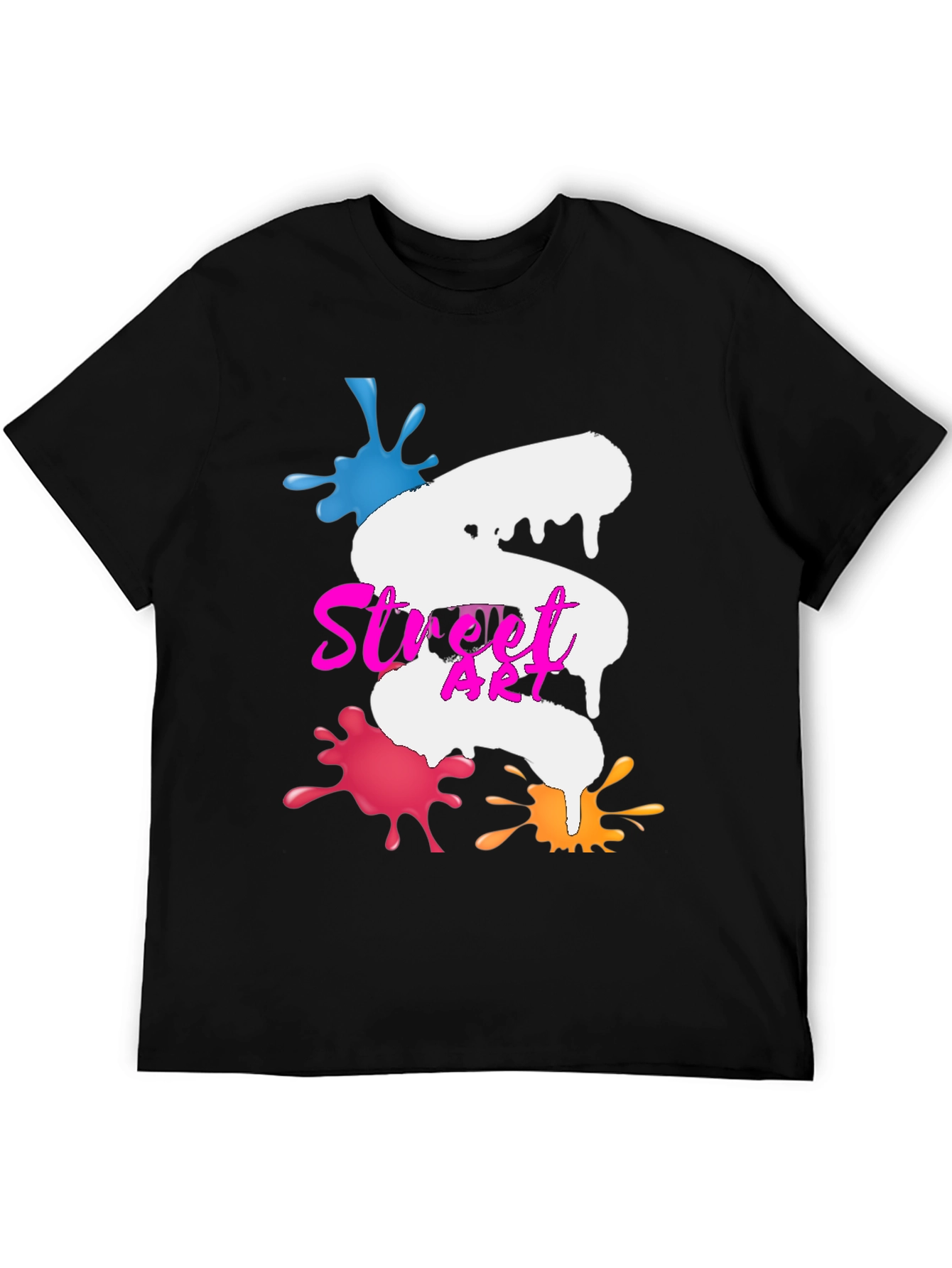 Street Art Graphic Tee - Black