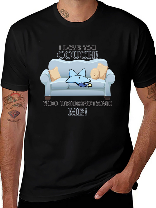 I Love You Couch T-Shirt - Comfy and Unique Design