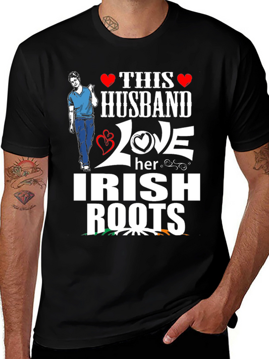 Husband Loves Irish Roots T-Shirt