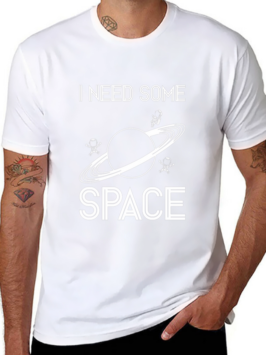 I Need Some Space Graphic T-Shirt - Funny Astronaut Tee