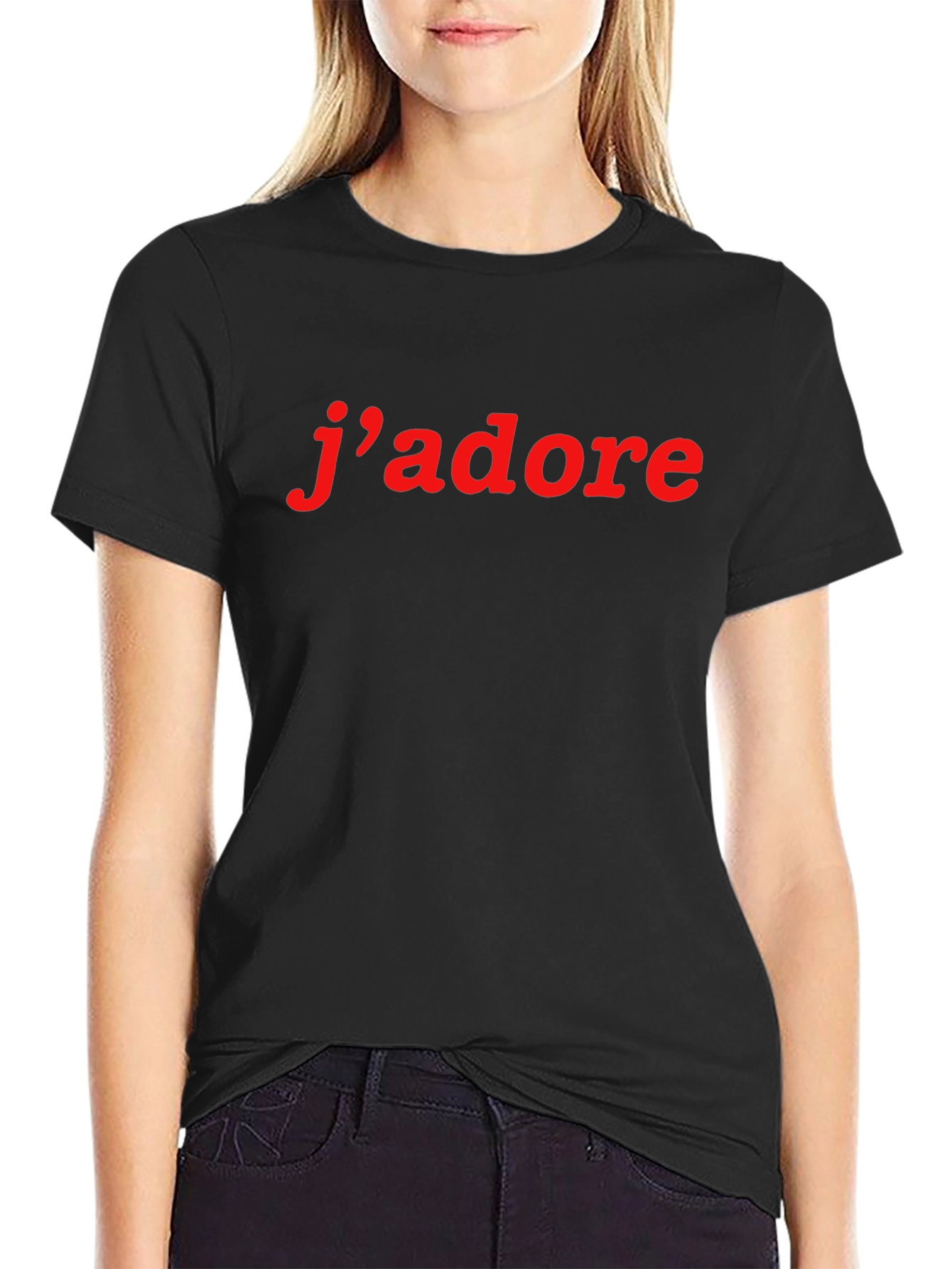Jadore Graphic T-Shirt - Trendy Casual Tee