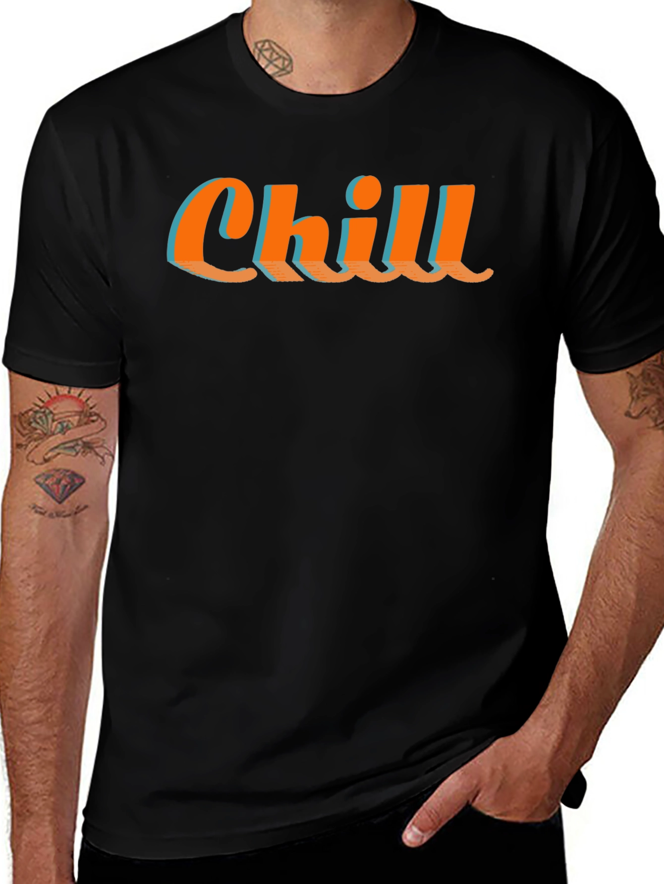 Chill Graphic Tee - Relaxed Comfort Stylish Design