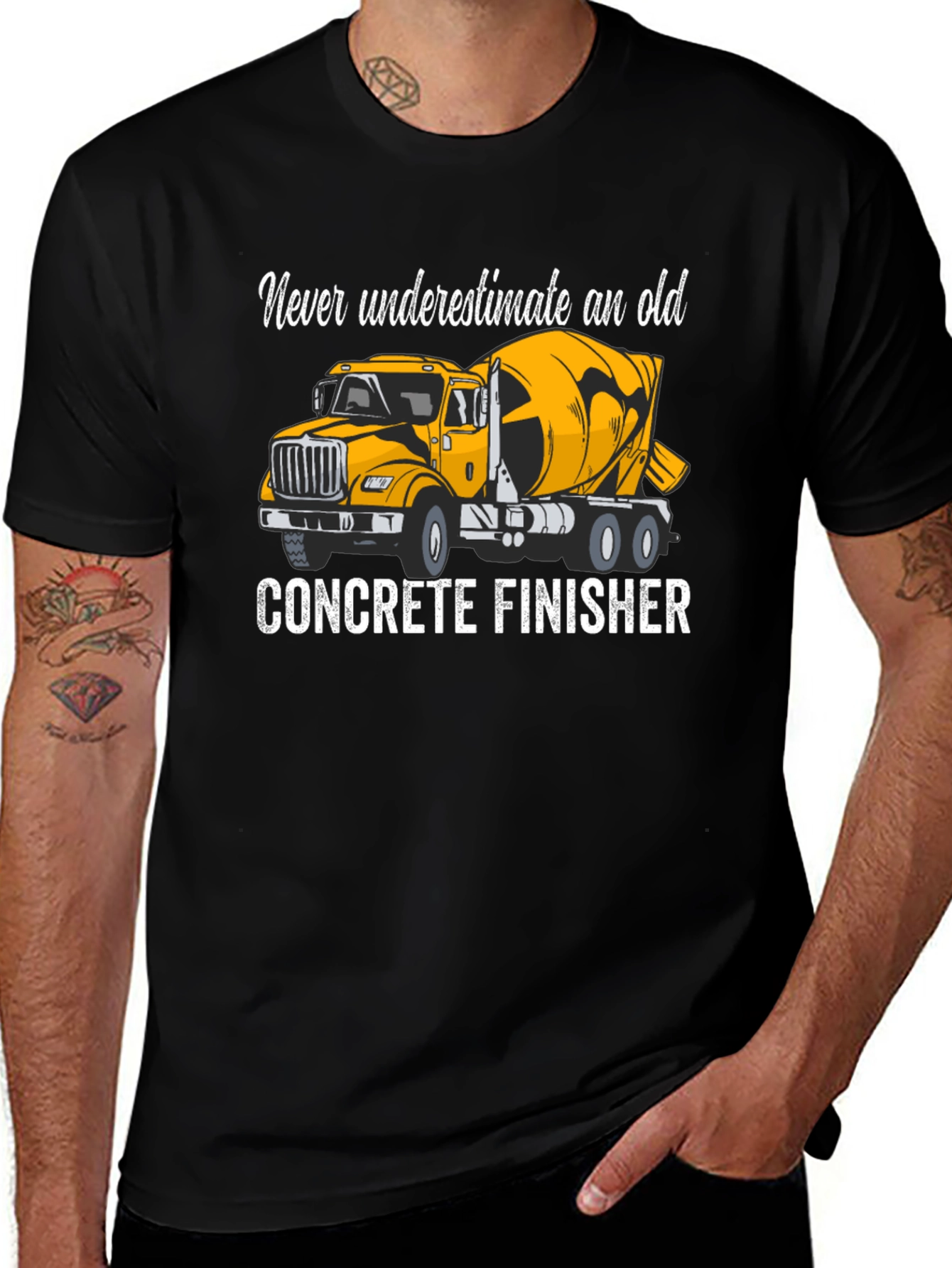 Concrete Finisher Graphic T-Shirt