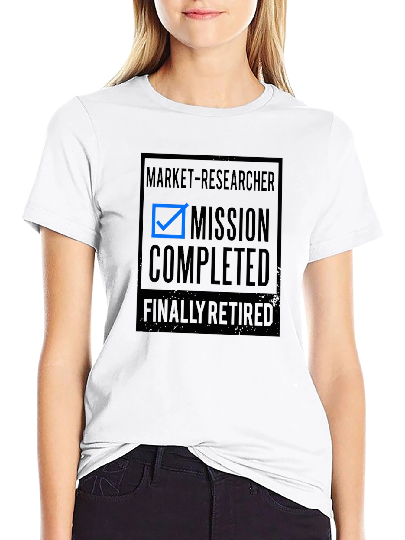 Market Researcher: Mission Completed Retired T-Shirt