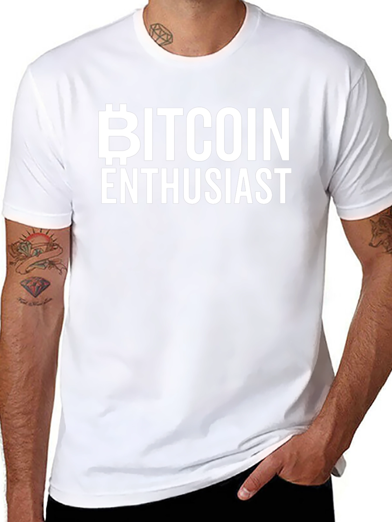 Bitcoin Enthusiast T-Shirt - Crypto Currency Tee