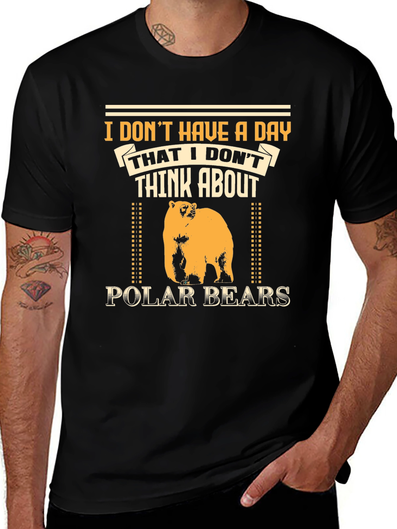 Polar Bear Lover Graphic T-Shirt