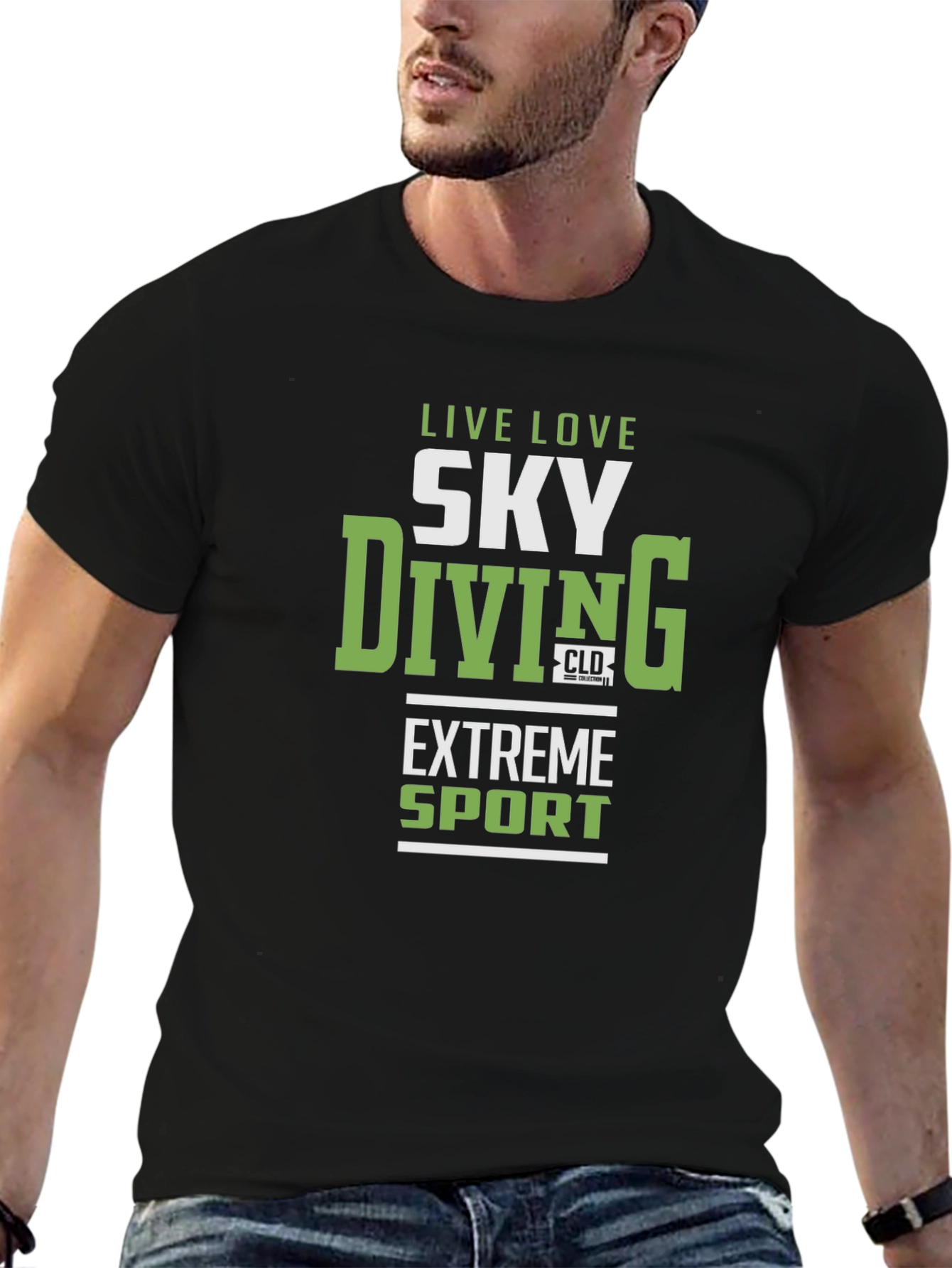 Live Love Sky Diving Extreme Sport T-Shirt