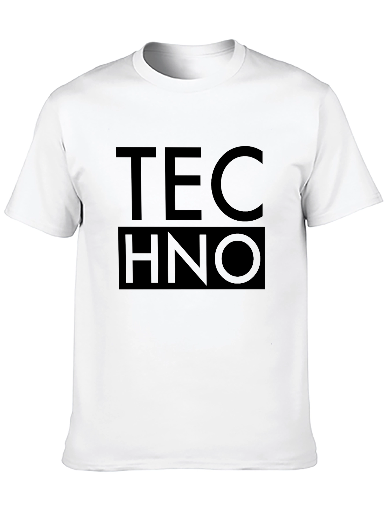 Techno Graphic Black T-Shirt
