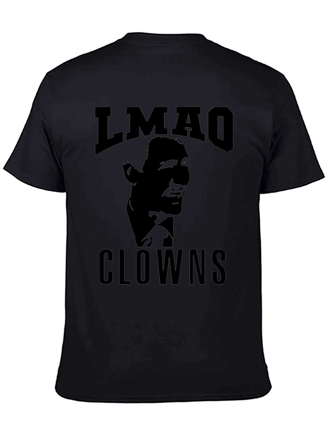 LMAO Clowns Graphic Tee - Black Cotton Blend