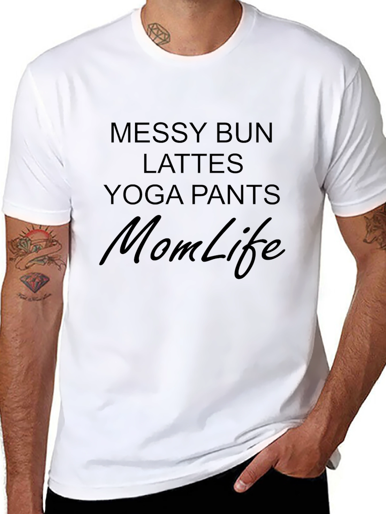 Mom Life Messy Bun T-Shirt