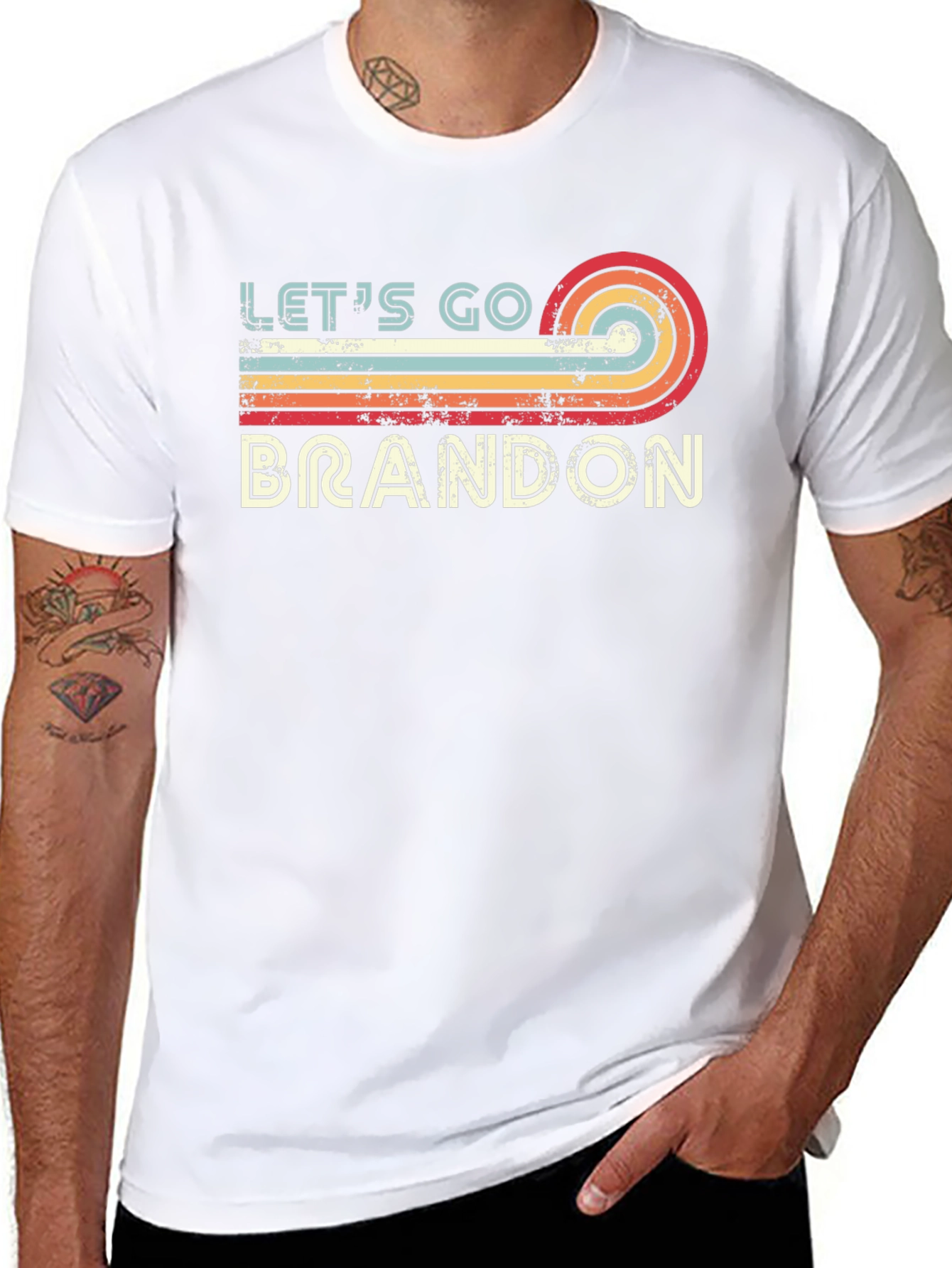 Lets Go Brandon Retro T-Shirt