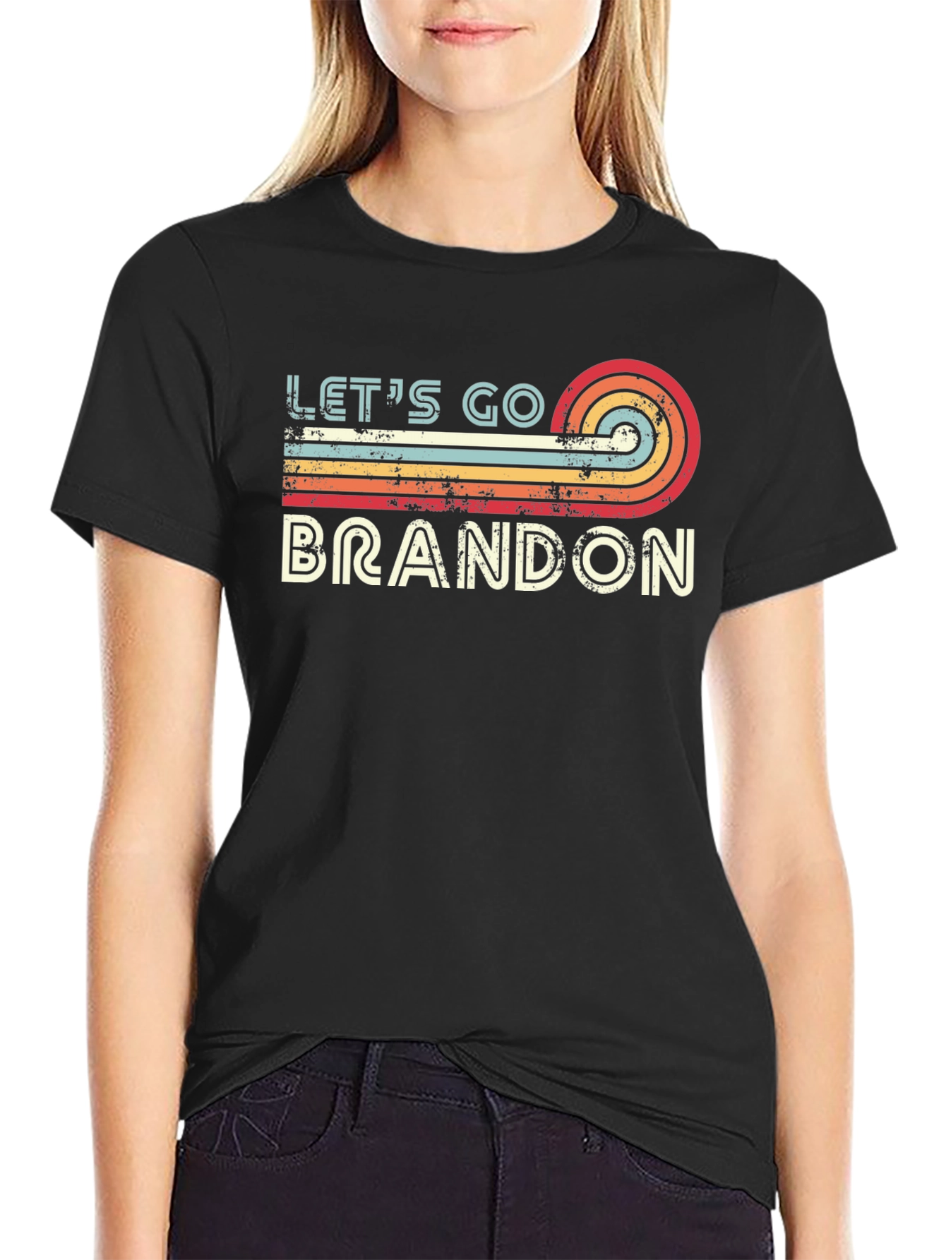 Lets Go Brandon Retro T-Shirt