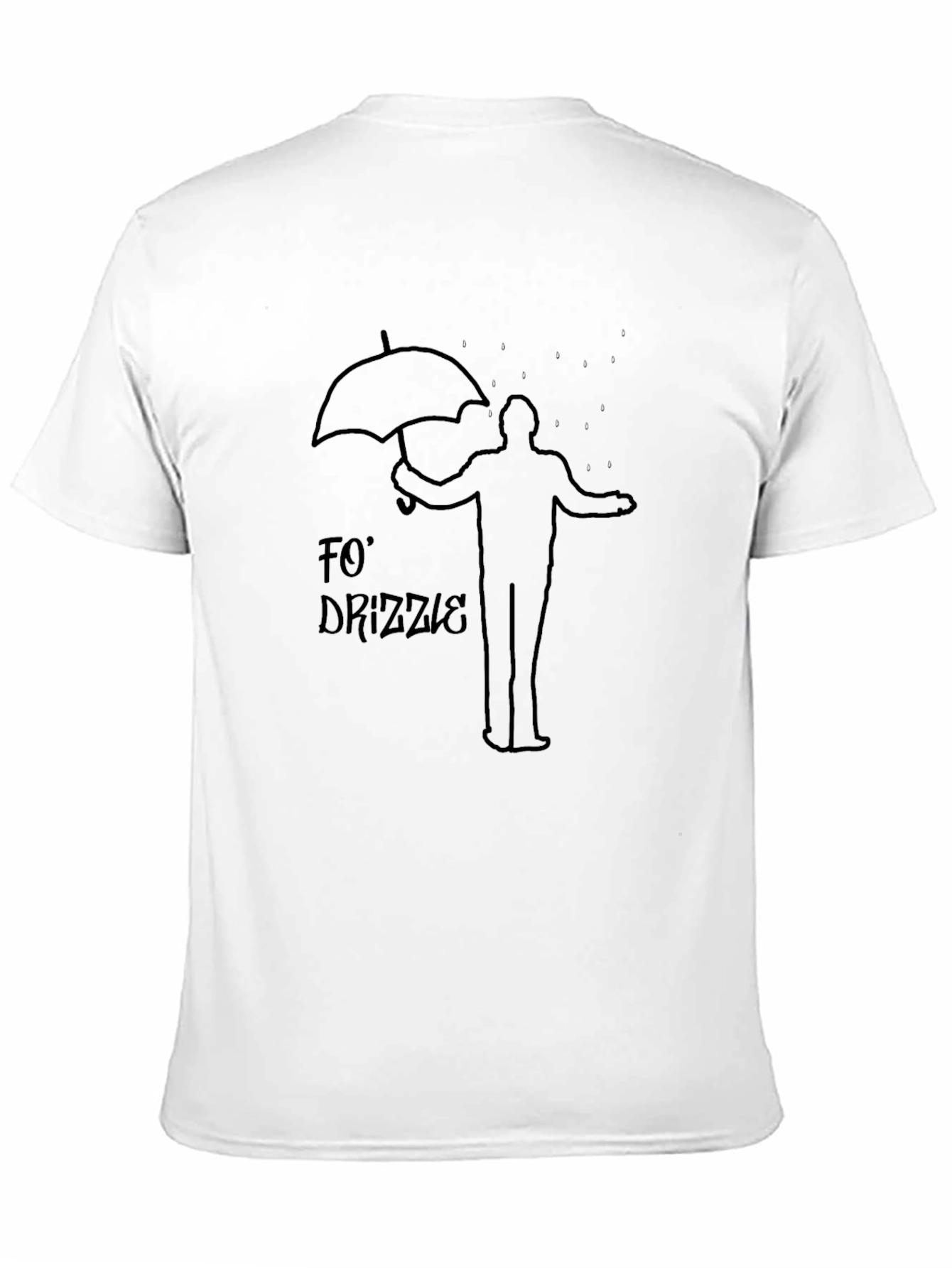 Fo Drizzle Black T-Shirt - Urban Style