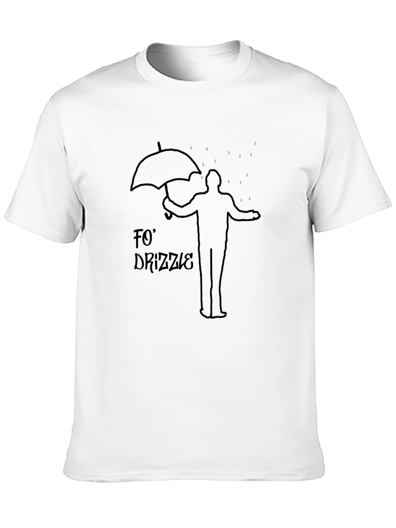 Fo Drizzle Black T-Shirt - Urban Style