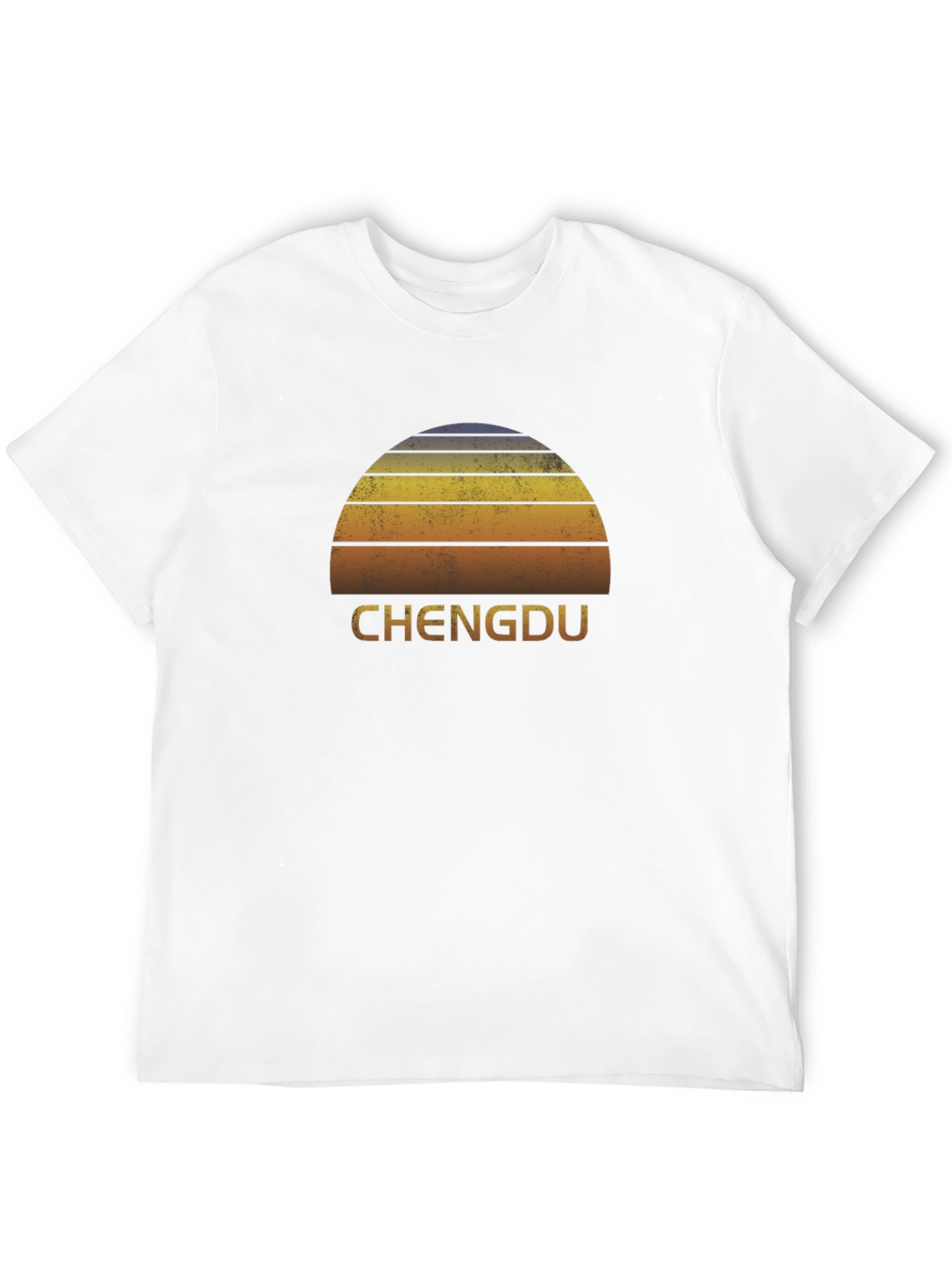 Chengdu Retro Sunset Graphic Tee - City Pride T-Shirt