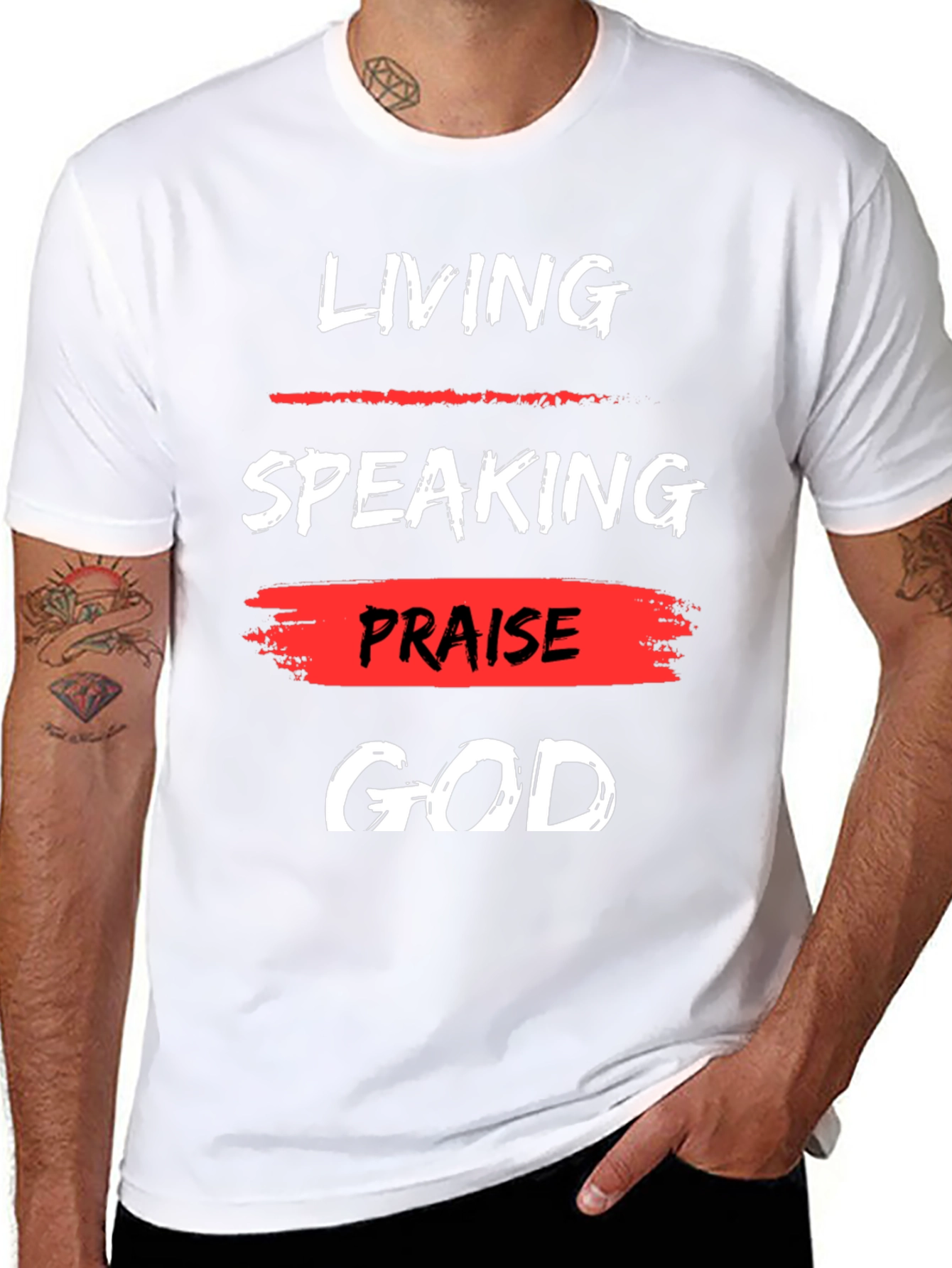 Living Speaking Praise God T-Shirt