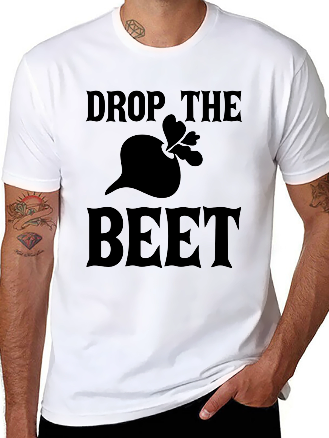 Drop the Beet Graphic Tee - Black