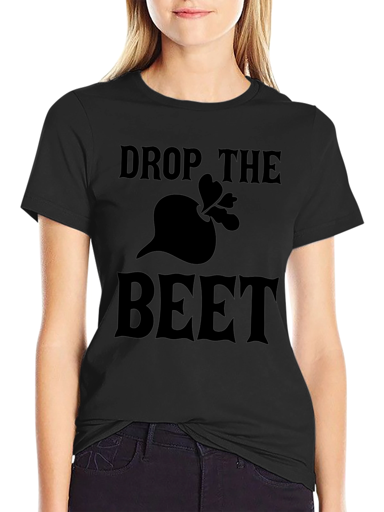 Drop the Beet Graphic Tee - Black