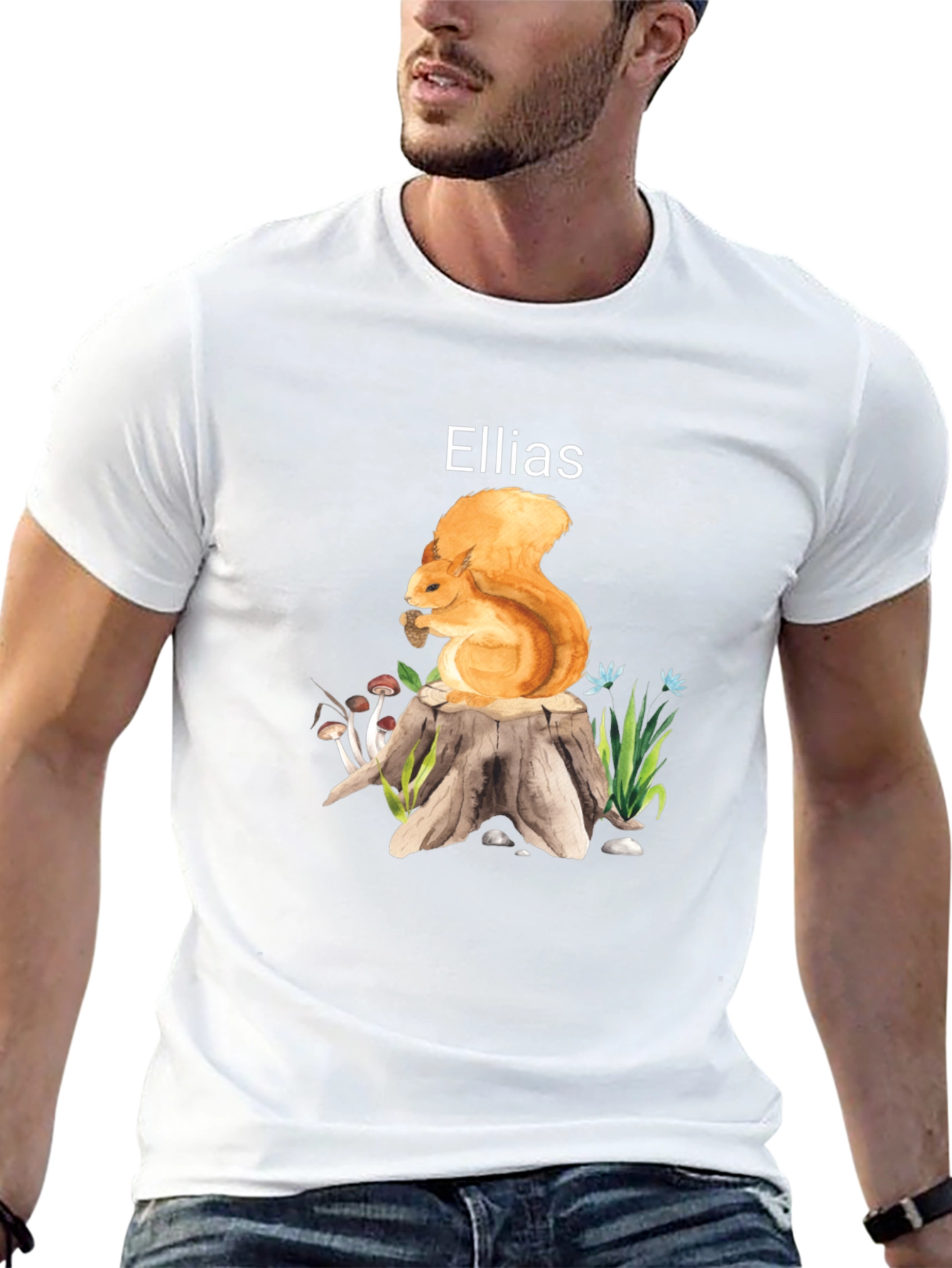 Squirrel Tee - Ellias Custom Printed Unisex Shirt